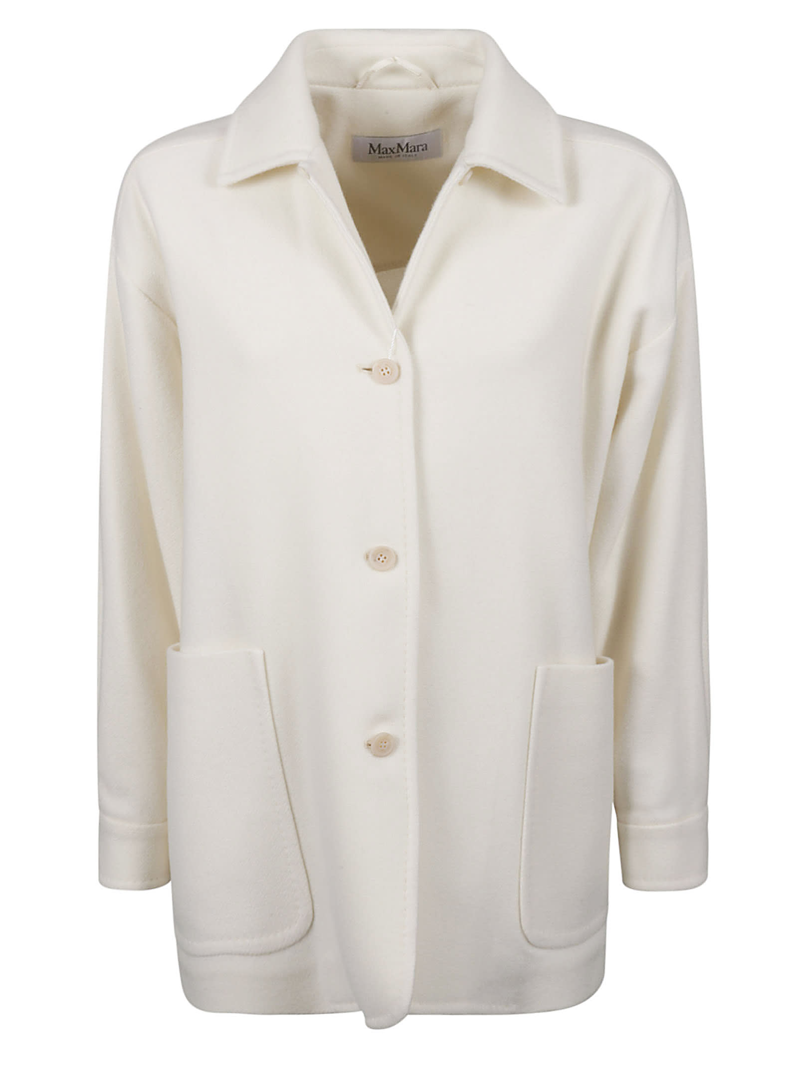 Shop Max Mara Eligio Jacket In White