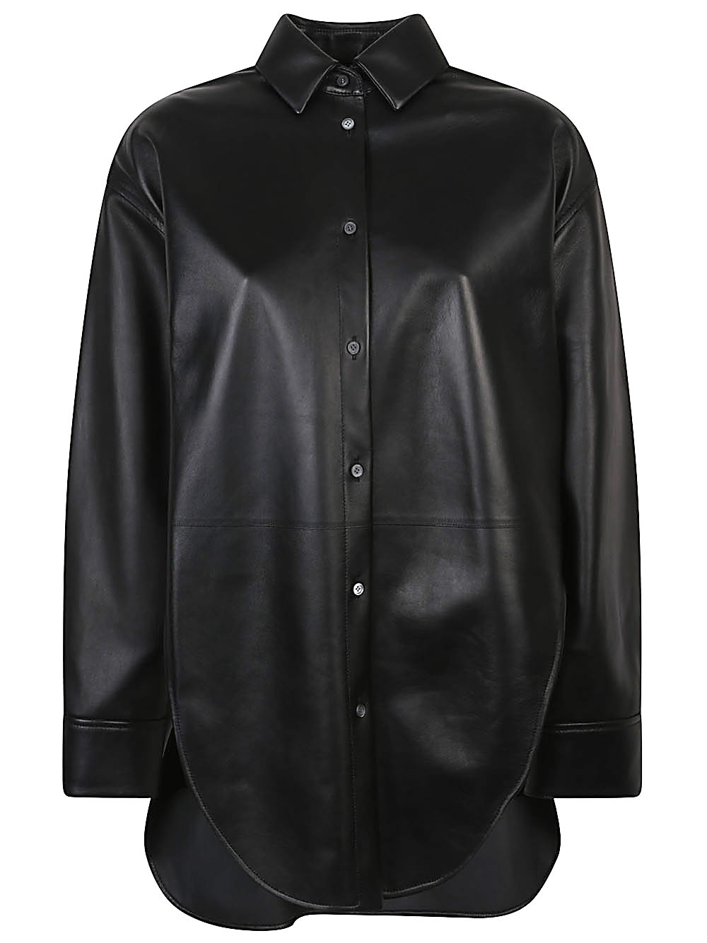 Loewe Lambskin Shirt In Black