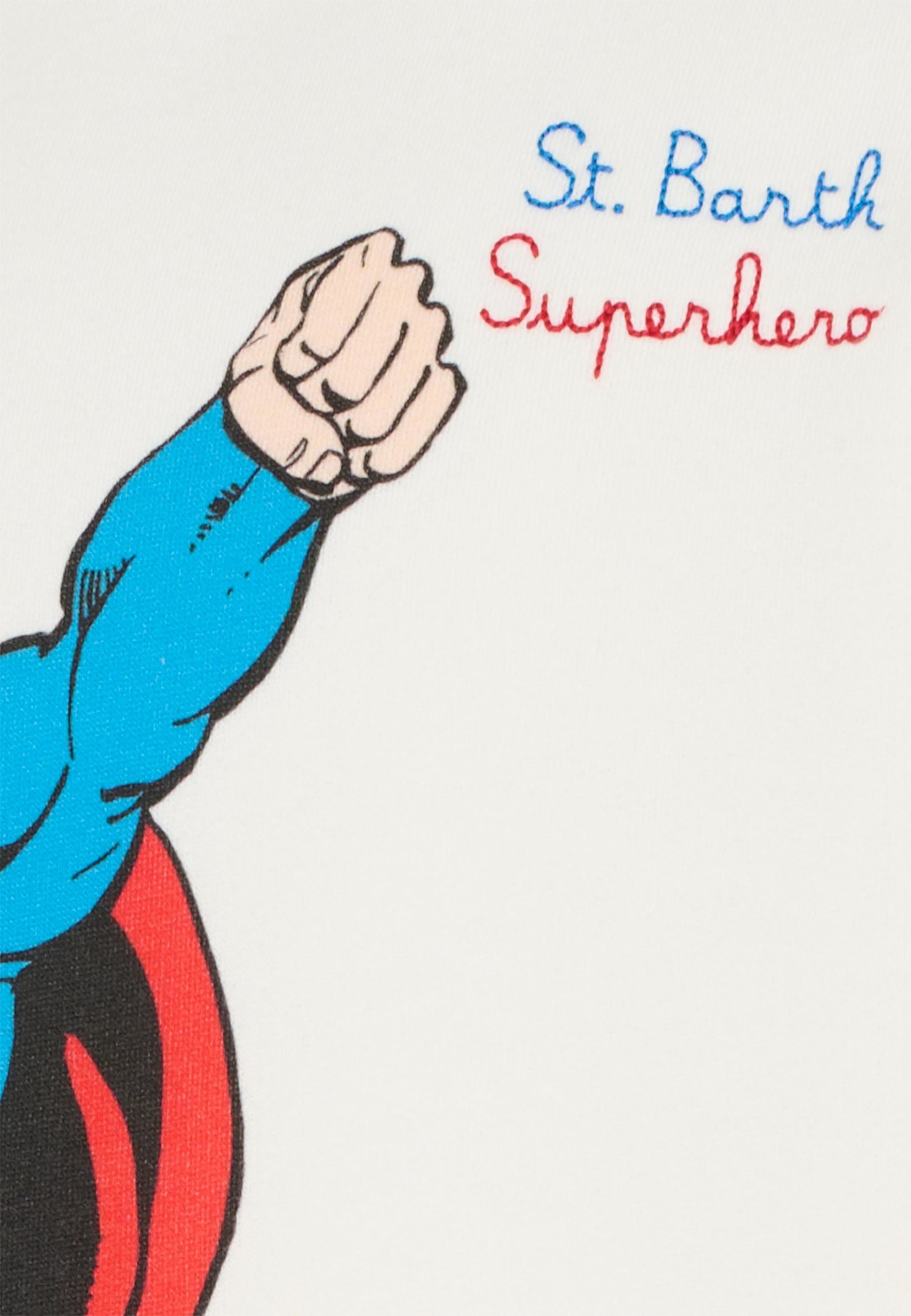 Mc2 Saint Barth Graphic-print Sweatshirt In White