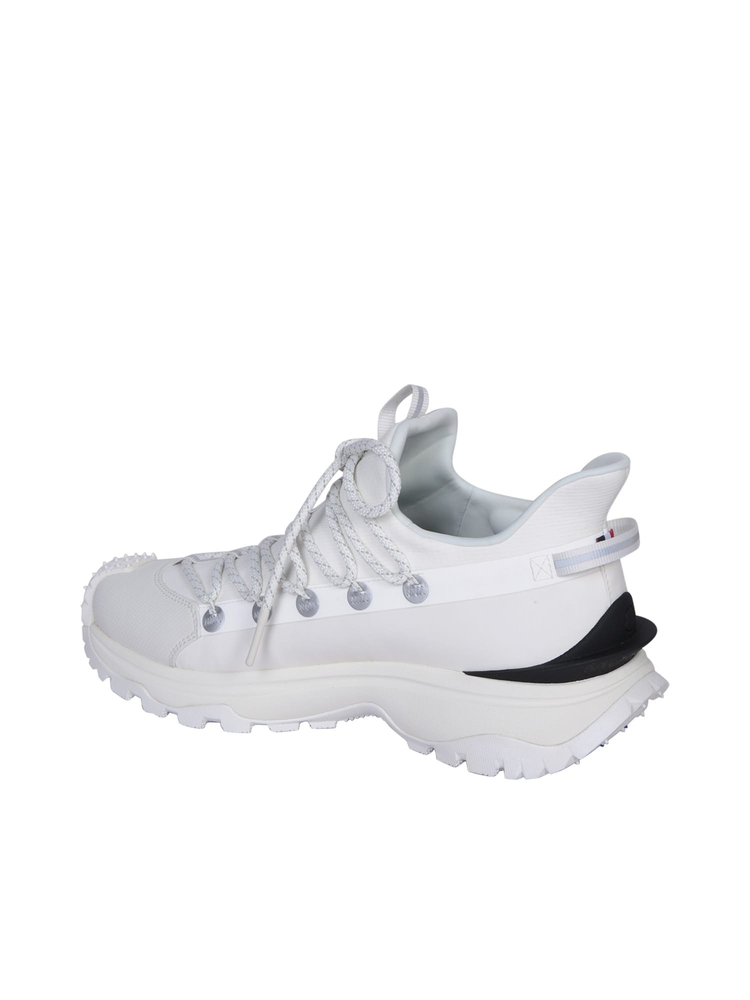 Shop Moncler Trailgrip Lite2 Low White Sneakers