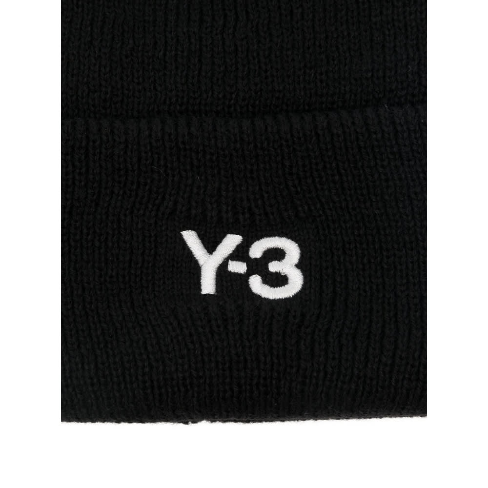 Y-3 Classic Beanie With A Stitched Label At The Front In Black