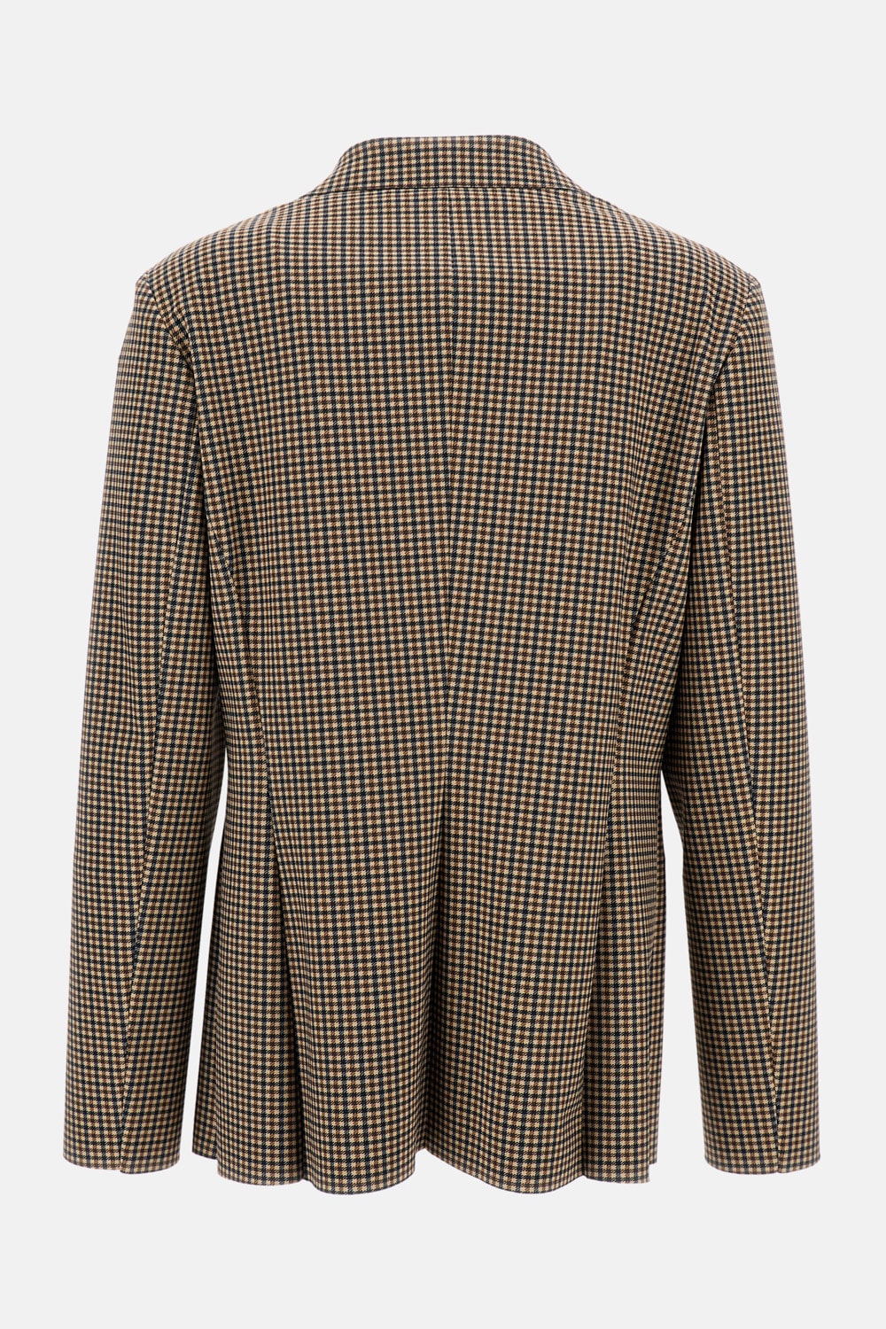 Irie Button Check Coat In Green
