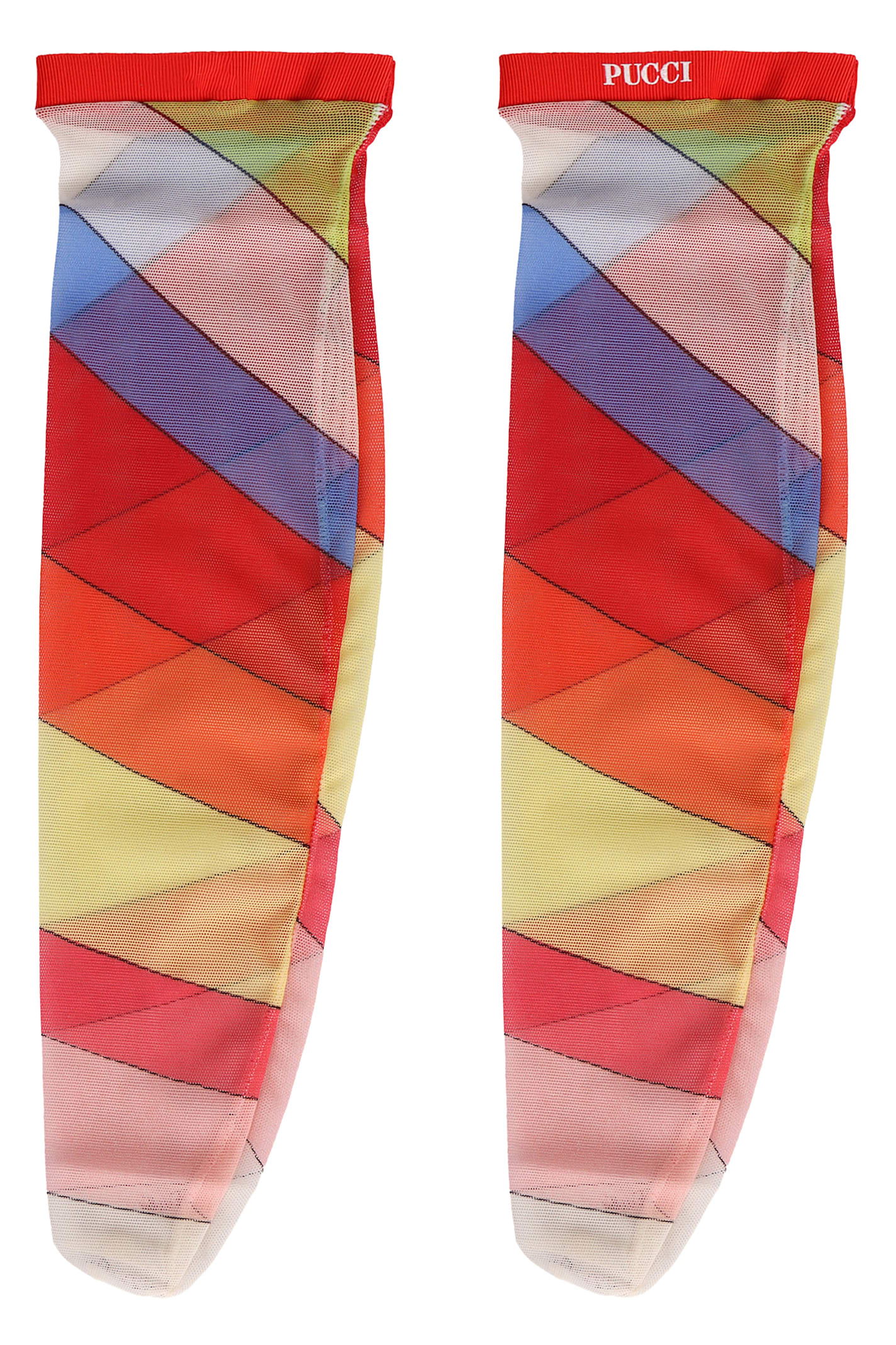 Pucci Nylon Socks In Multicolor