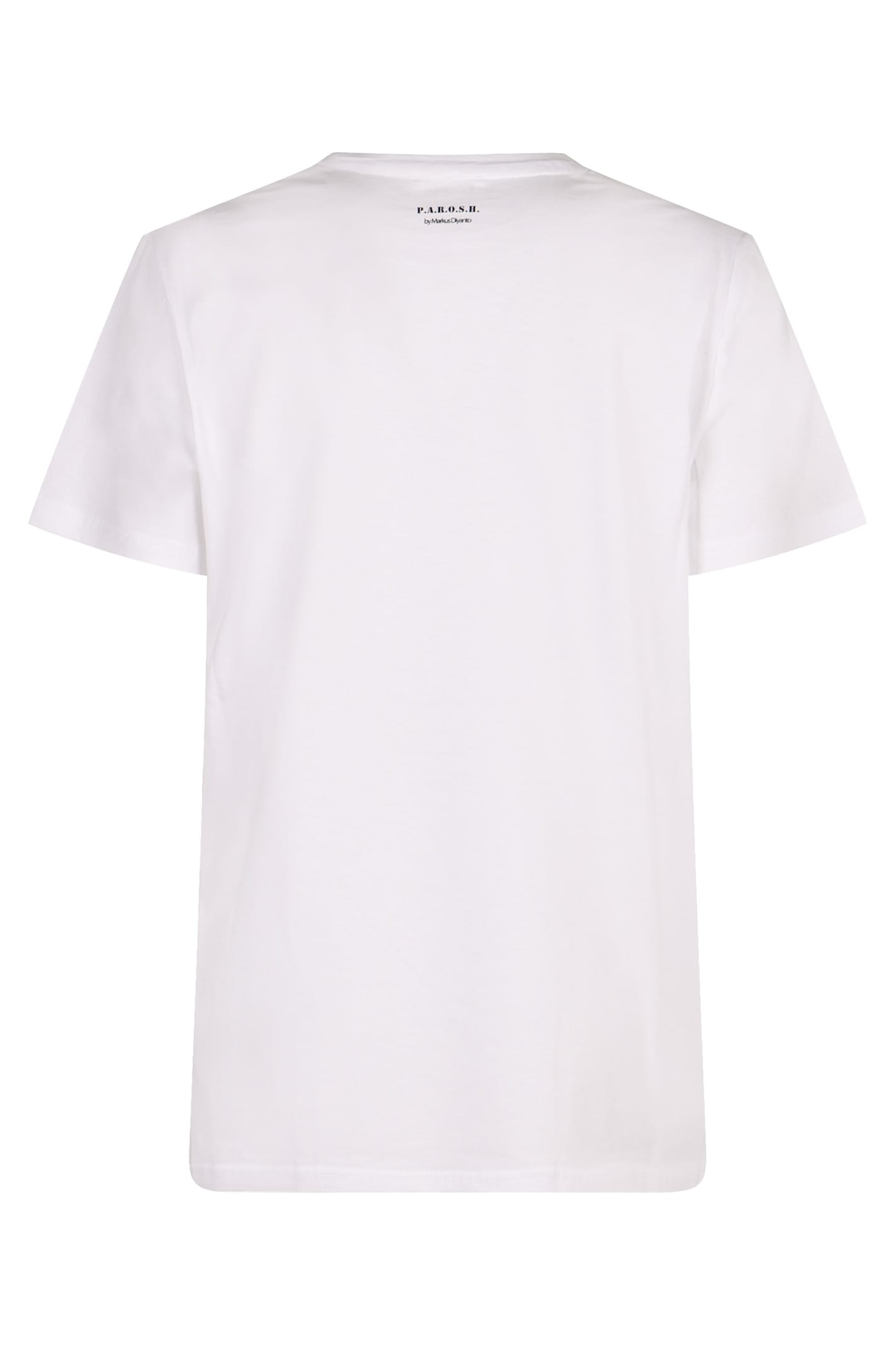 P.a.r.o.s.h Parosh Cotton Crew-neck T-shirt In White