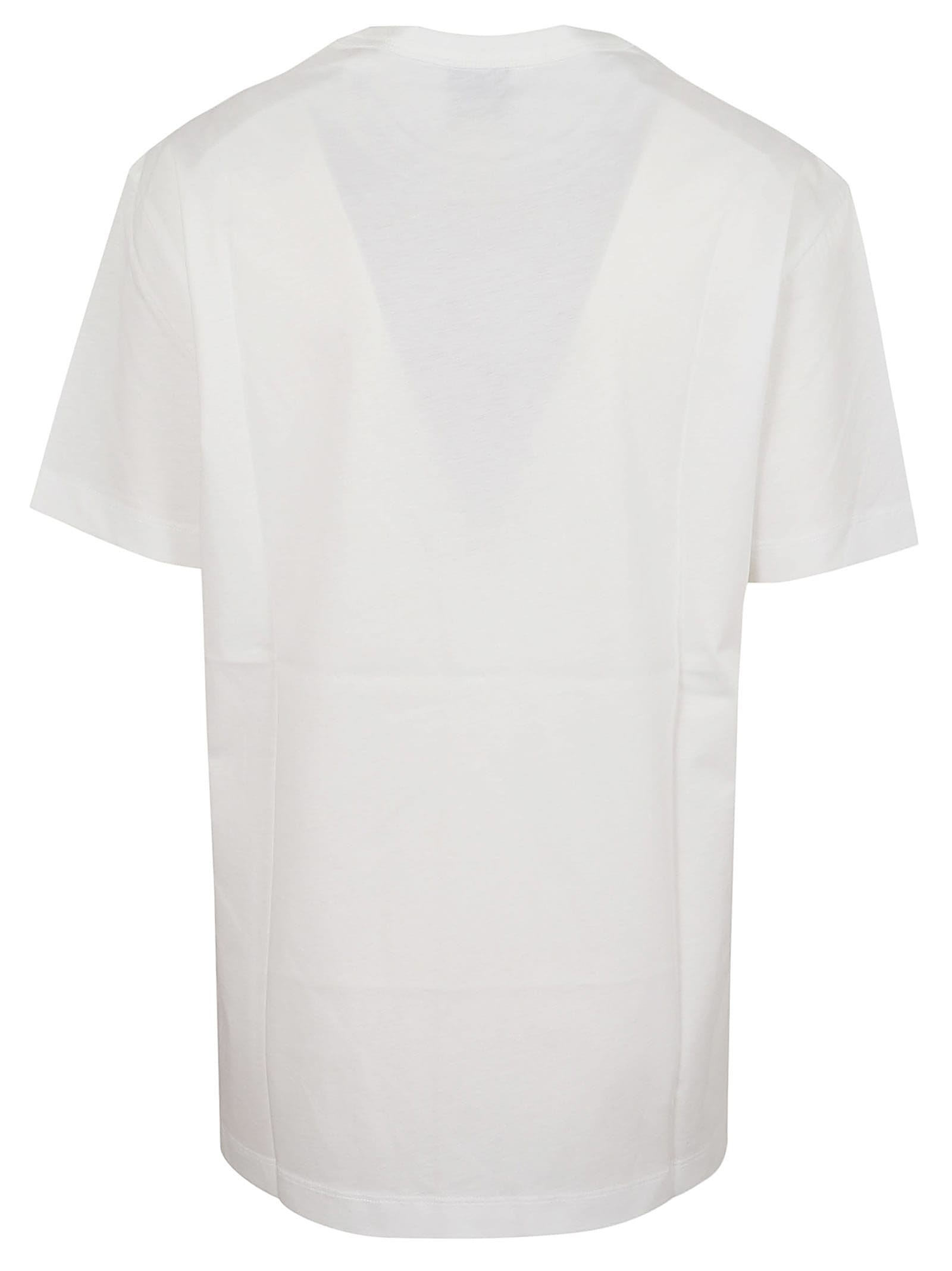 Shop Patou Art Deco Tee Shirt In W White