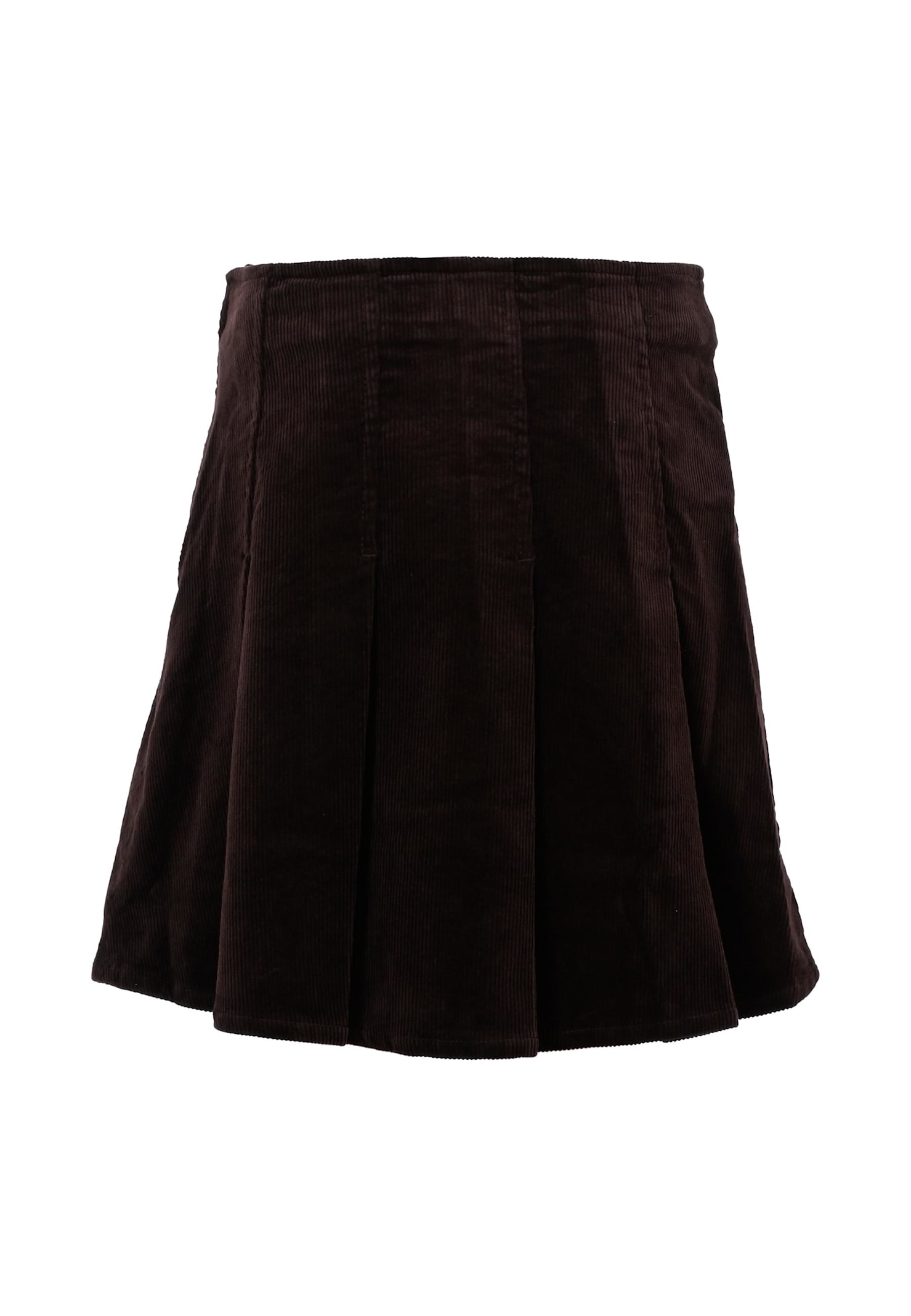 Ralph Lauren Brown Skirt For Girl With Horse In Black