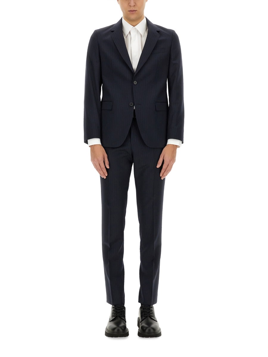 slim Fit Pinstripe Suit