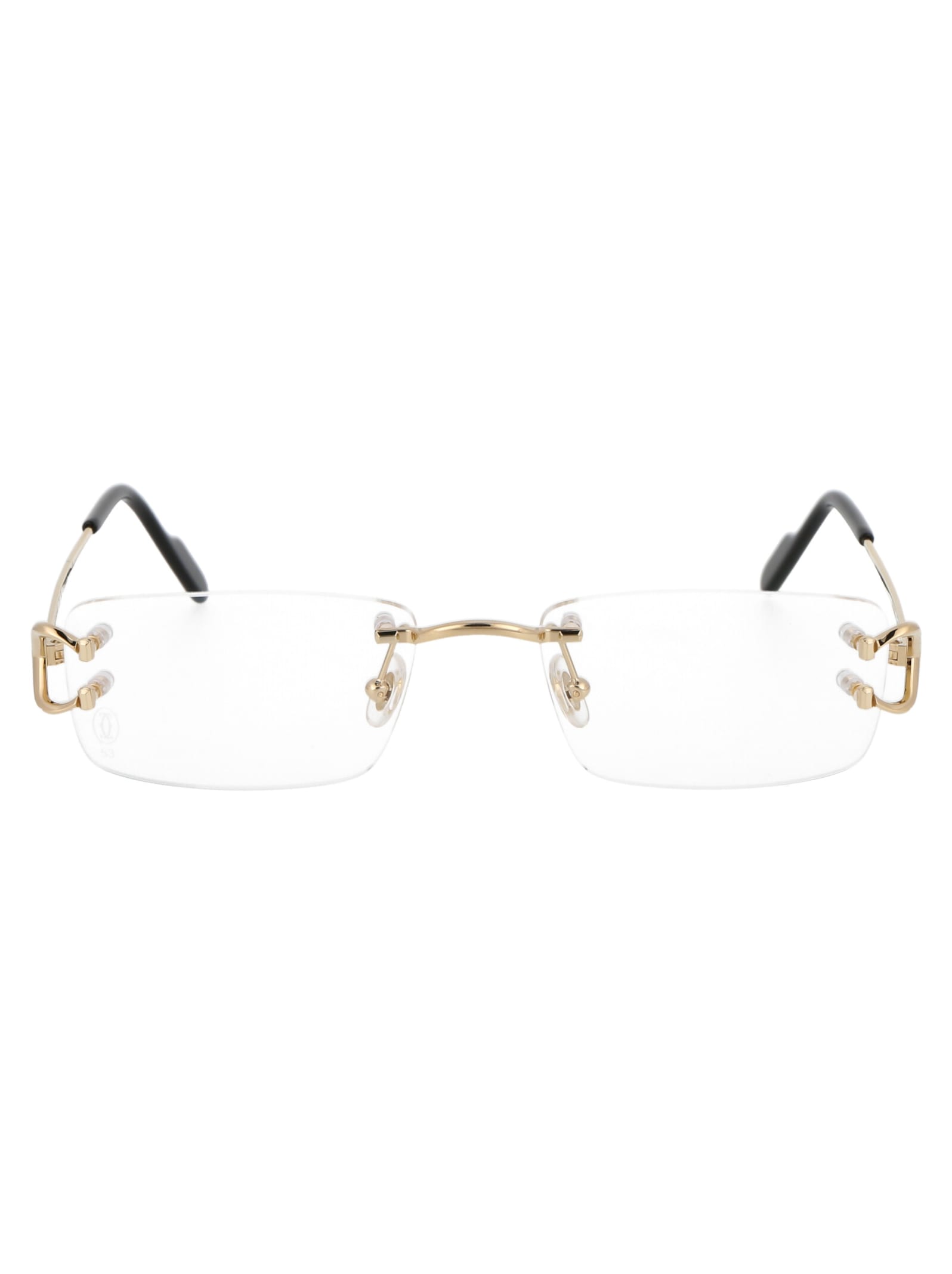 Cartier Ct0344o Glasses In 001 Gold Gold Transparent ModeSens