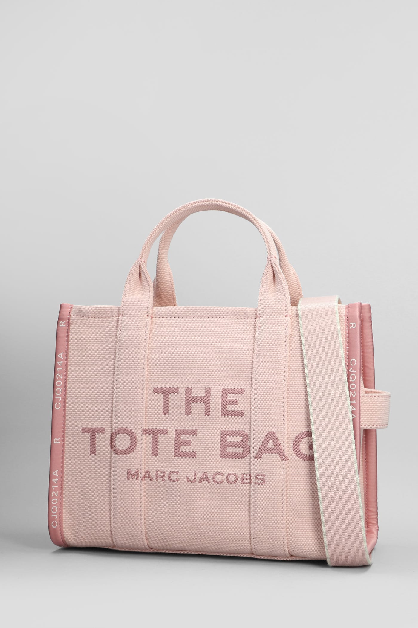 Shop Marc Jacobs The Medium Tote Tote In Rose-pink Cotton