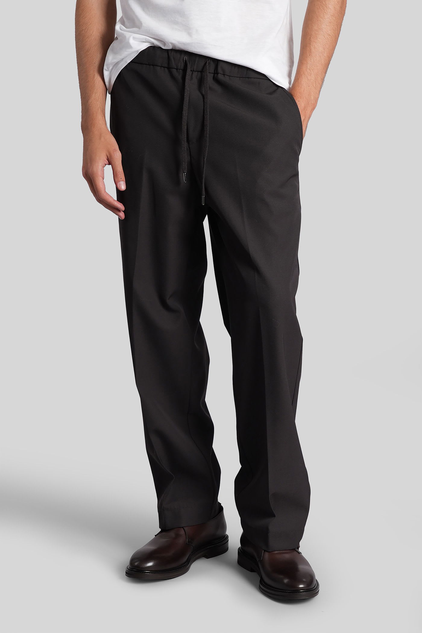 Costumein Pajama Pants In Brown Polyester In Black