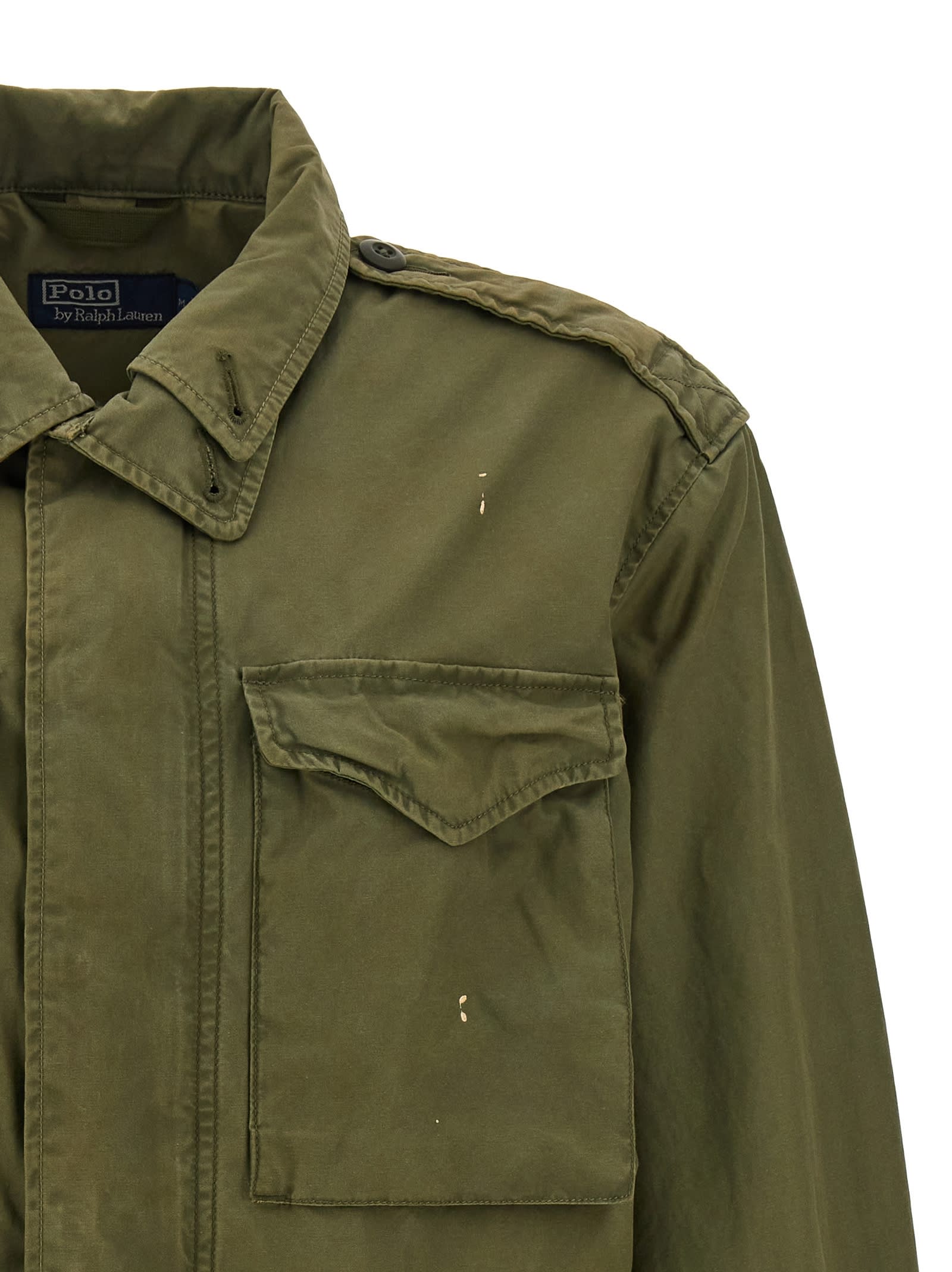 Shop Polo Ralph Lauren Field Jacket In Green