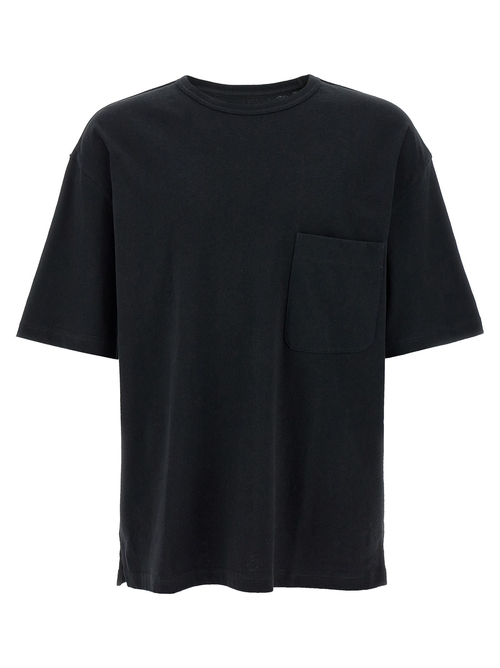 Lemaire Round Neck T-shirt With Short Sleeves And Chest Pocket