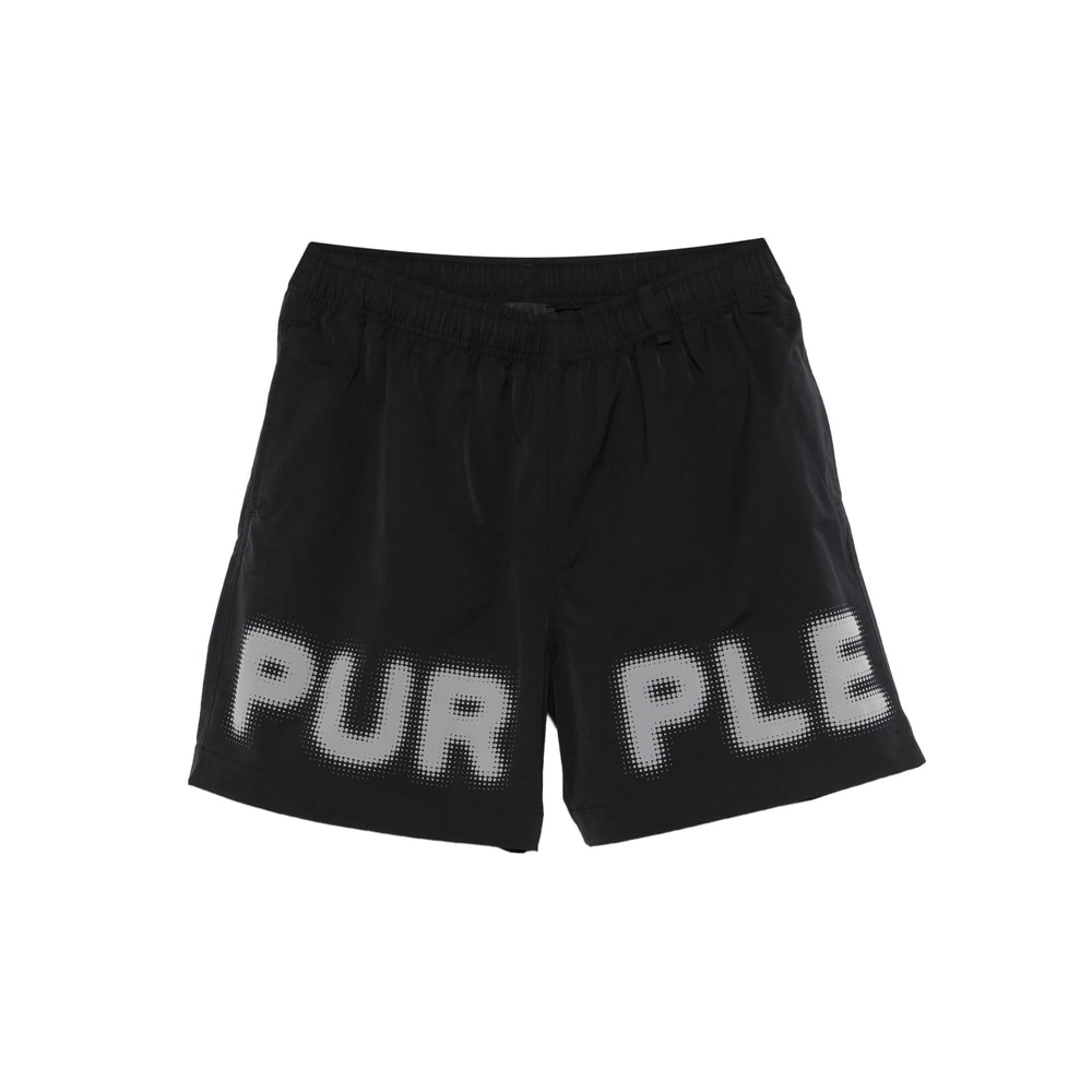 Purple Brand All Around Water Repellent Performance Shorts In Black