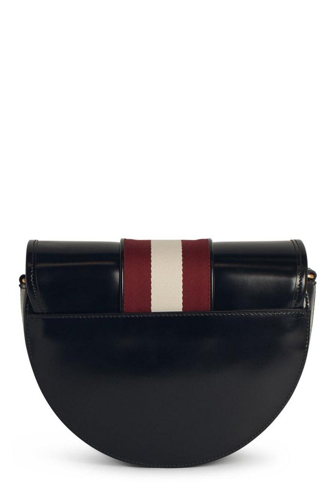 Shop Bally Logo Printed Shoulder Bag