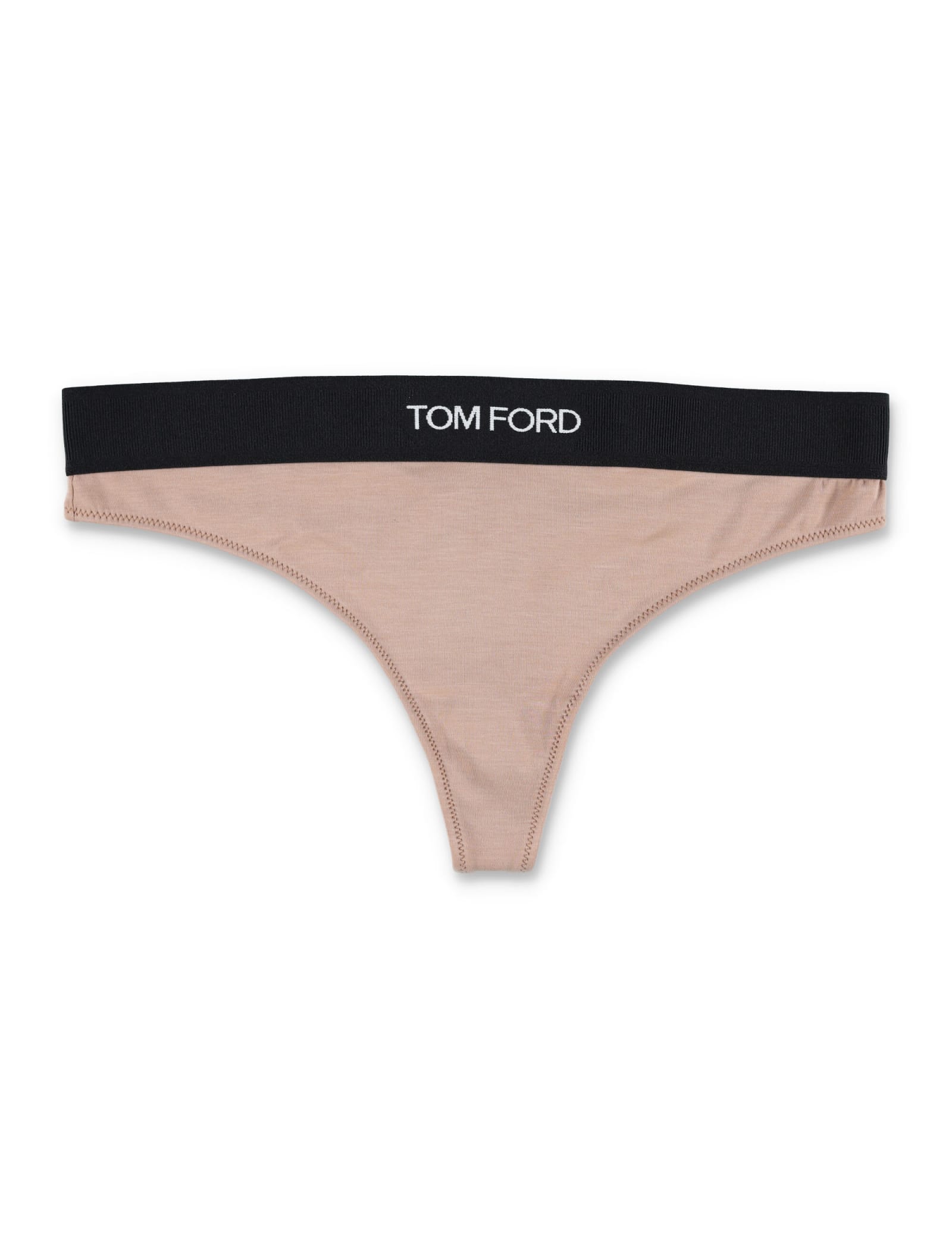 Shop Tom Ford Brief With Logo In Dusty Rose