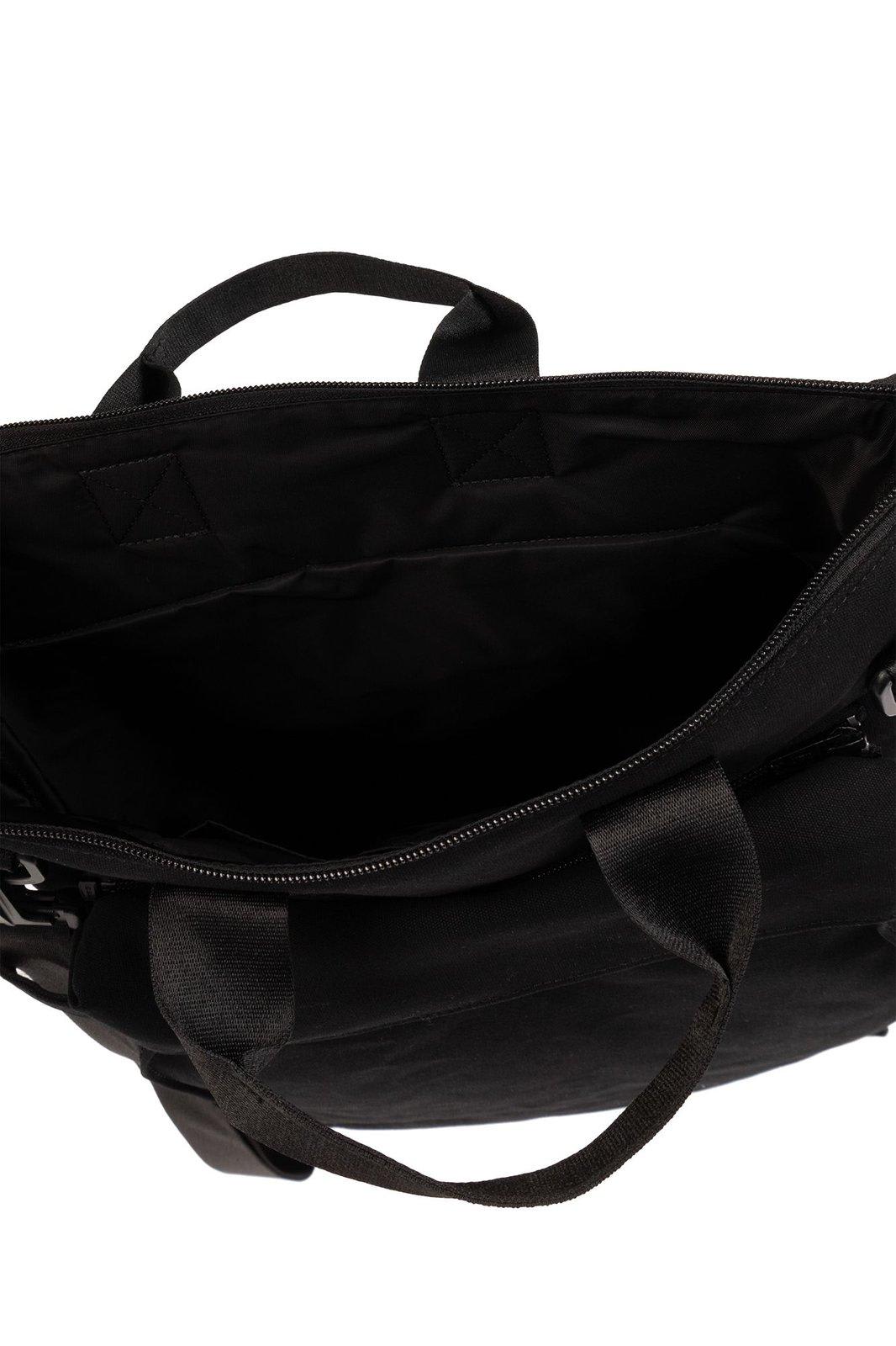 Shop Emporio Armani Sustainable Collection Shoulder Bag In Nero