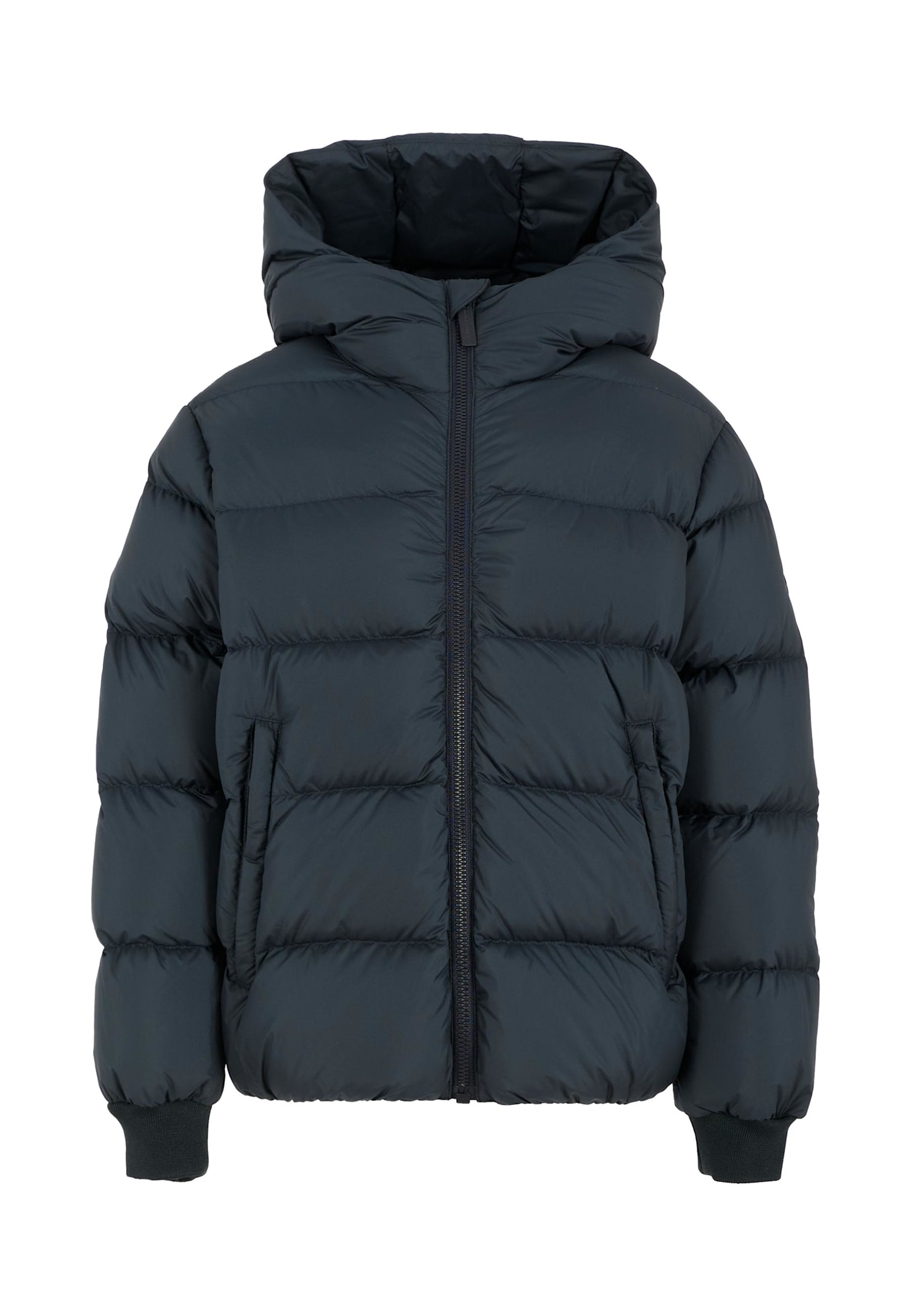 Colmar Blue Down Jacket For Kids With Logo In Blue