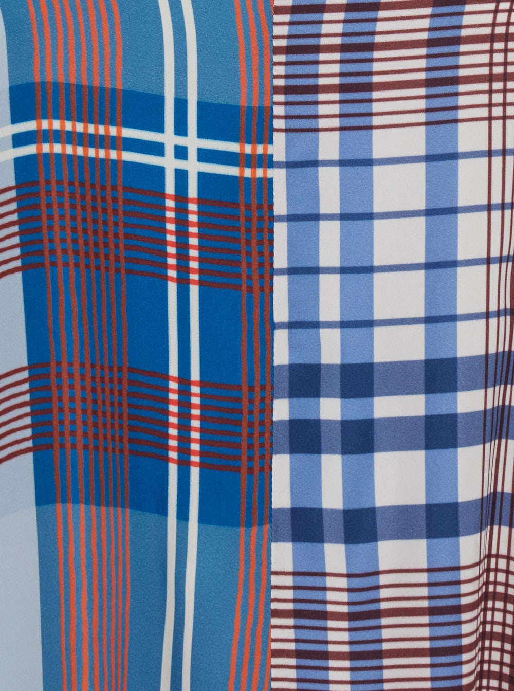 Jucca Multicolor Sleeveless Dress With Halterneck And All-over Check Motif In Viscose Woman
