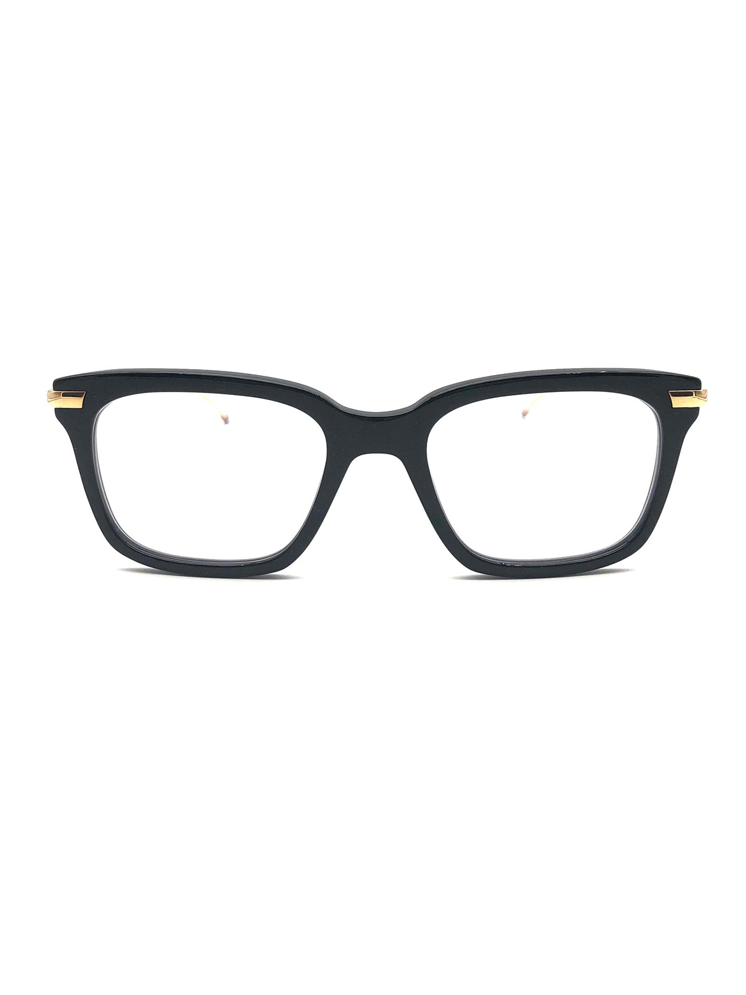 Shop Thom Browne Ueo701a/g0003 Eyewear In Black