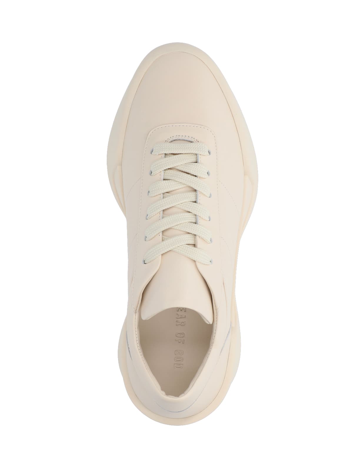 Shop Fear Of God Aerobic Low Sneakers In Crema