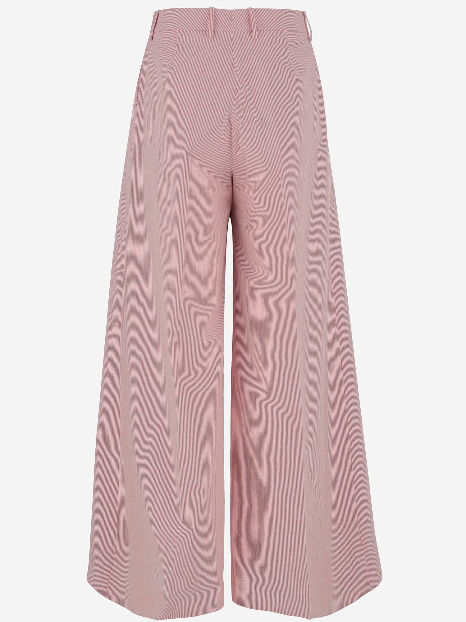 Shop Berwich Nina Stretch Cotton Blend Pants In Red