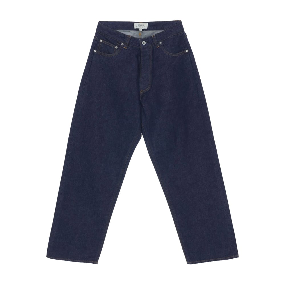 Studio Nicholson Straight-leg Casual Pants In Blue