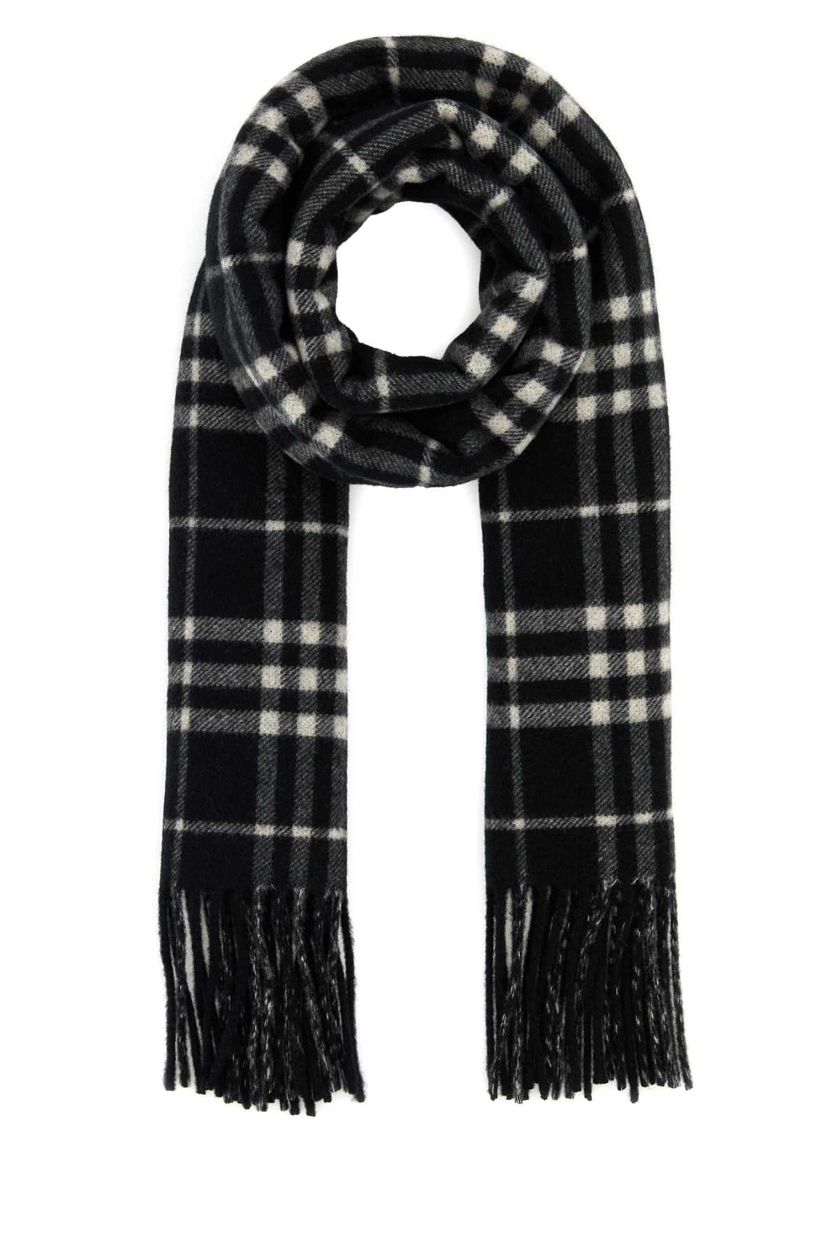 BURBERRY EMBROIDERED CASHMERE SCARF 