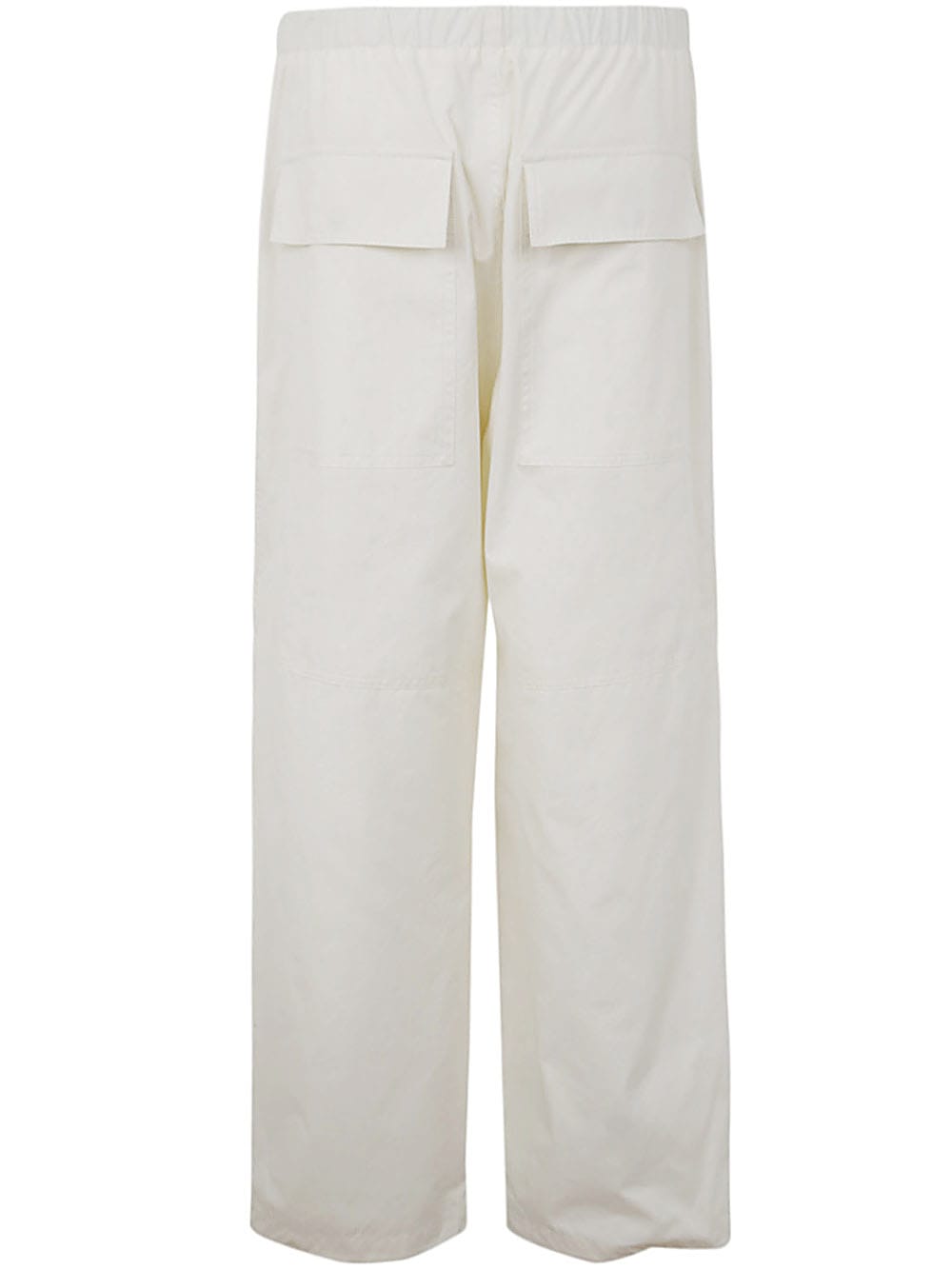 Shop Jil Sander 50 Aw 30 Fit 2 Loose Fit Trousers In Chalk