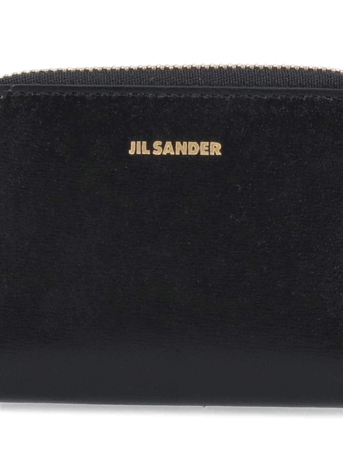 Shop Jil Sander Zip-around Wallet Small In Black