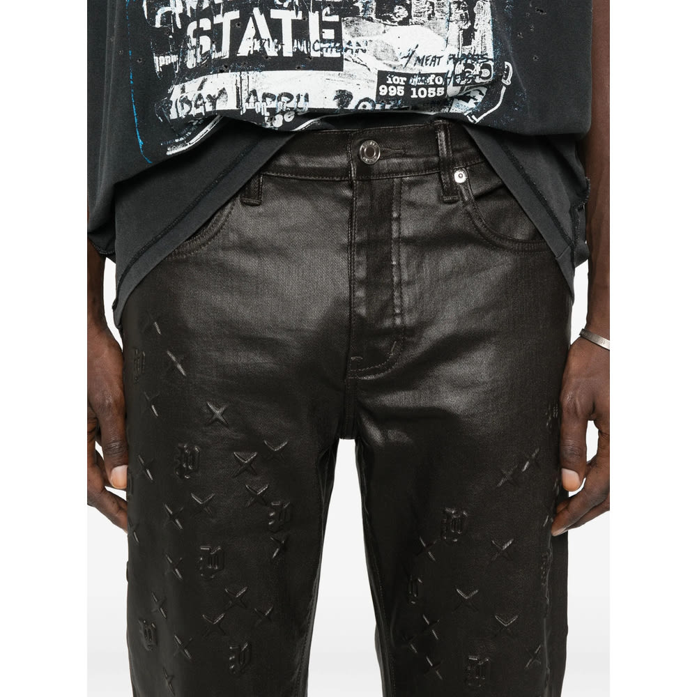 Purple Brand Denim Skinny Jeans In Black