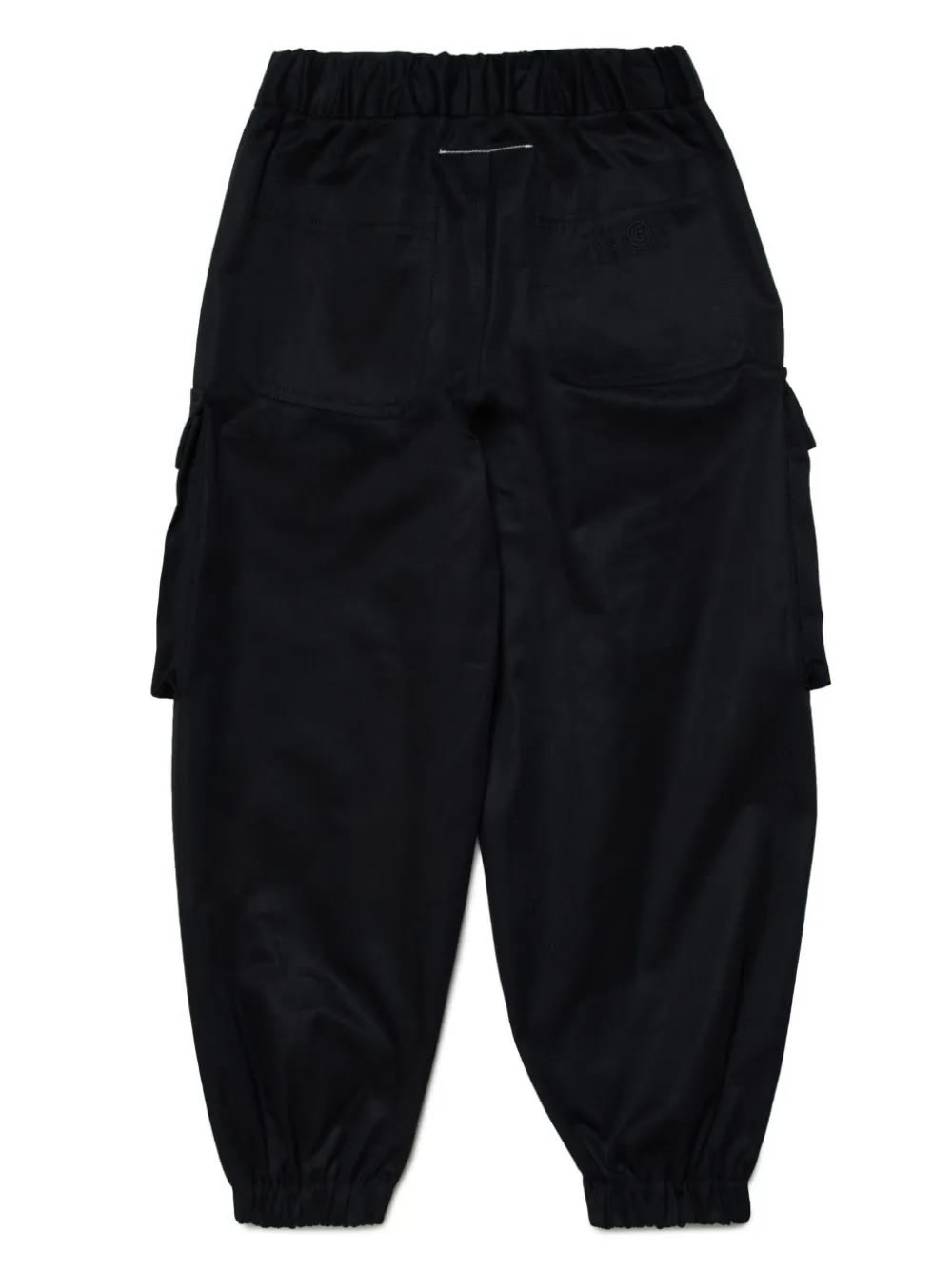 Mm6 Maison Margiela Kids' Tapered Trousers In Black