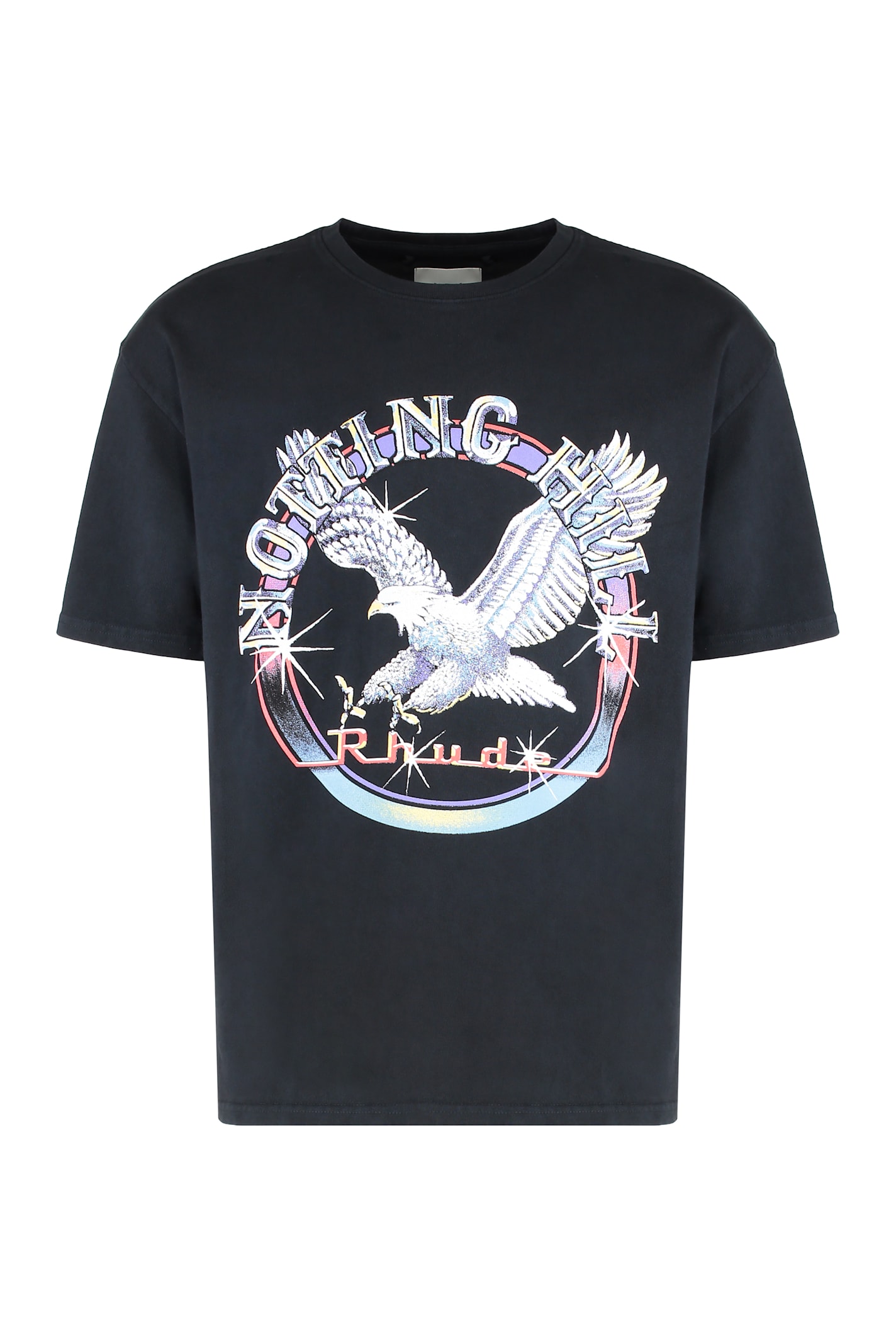 Rhude Notting Hill Eagle Graphic T-shirt In Black