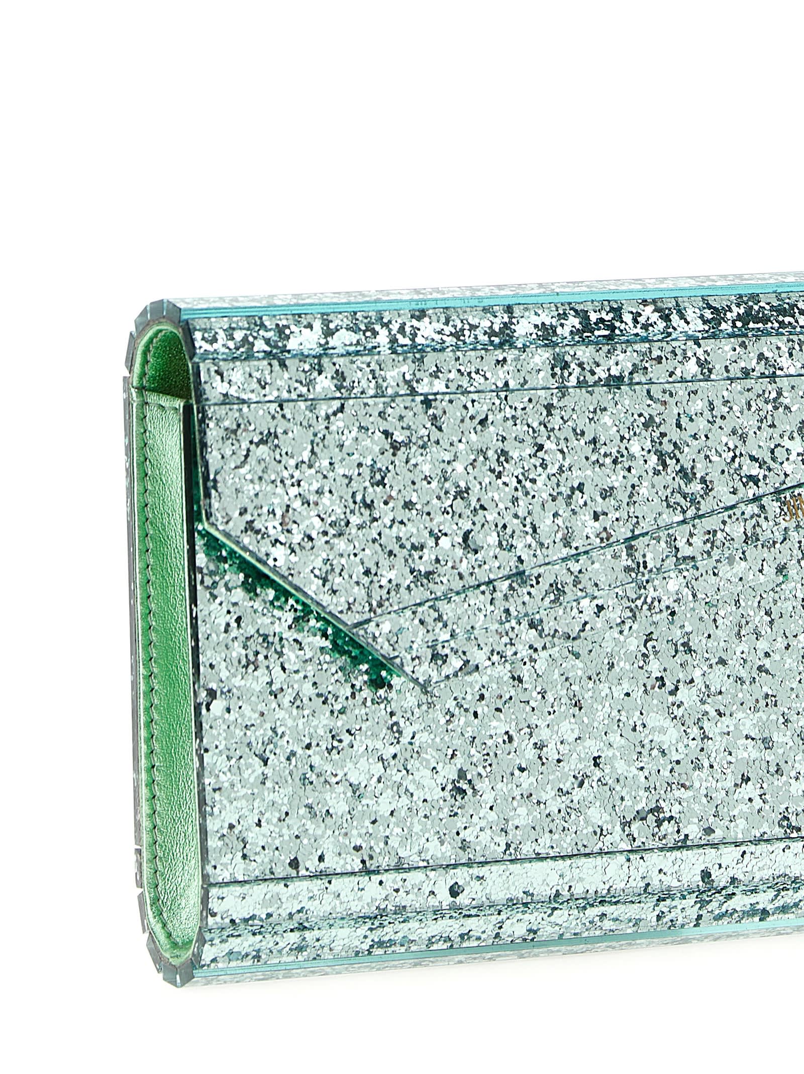 Jimmy Choo Flip Shoulder Bag In Green