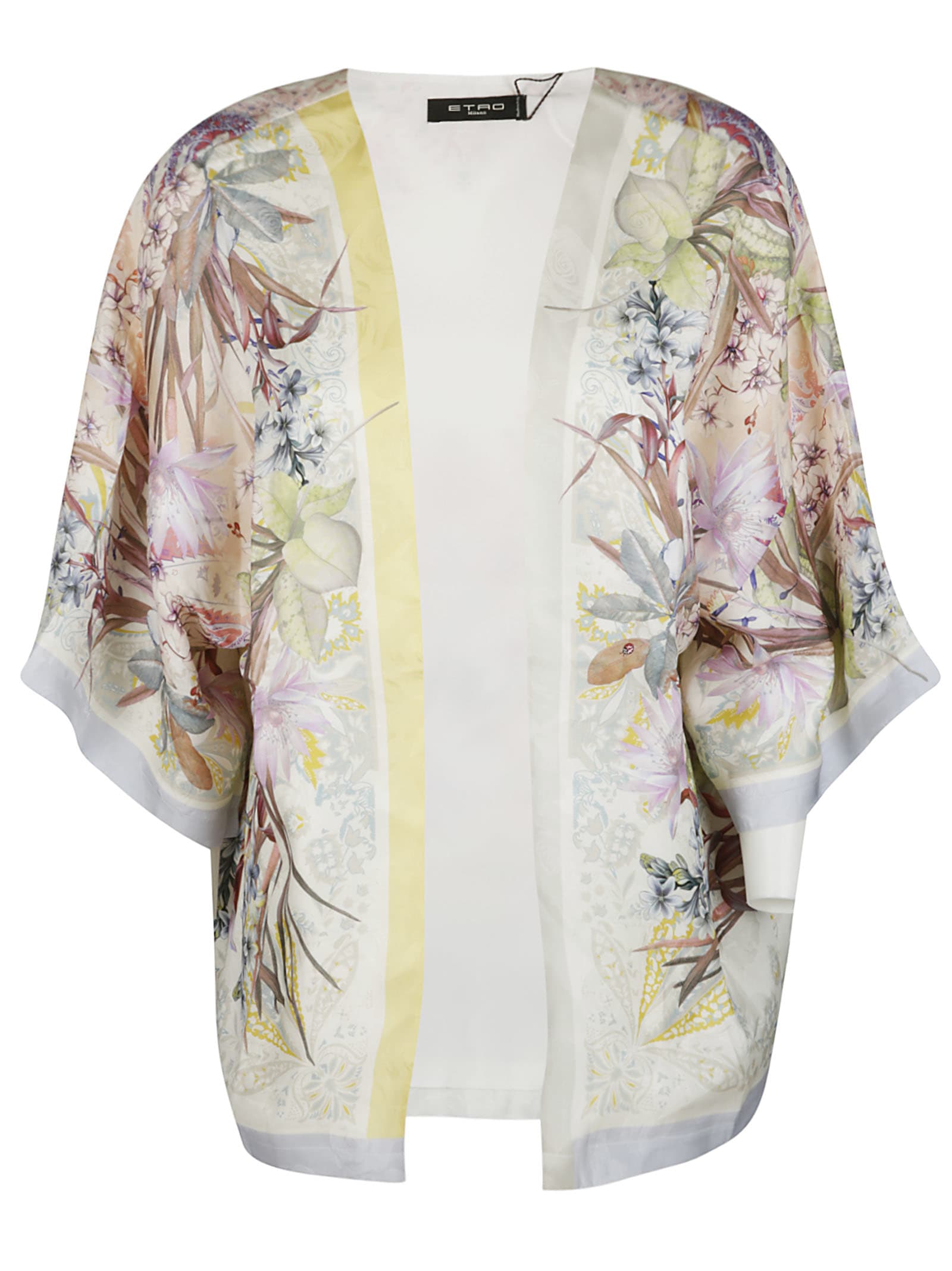 Etro Multicolor Silk Kimono