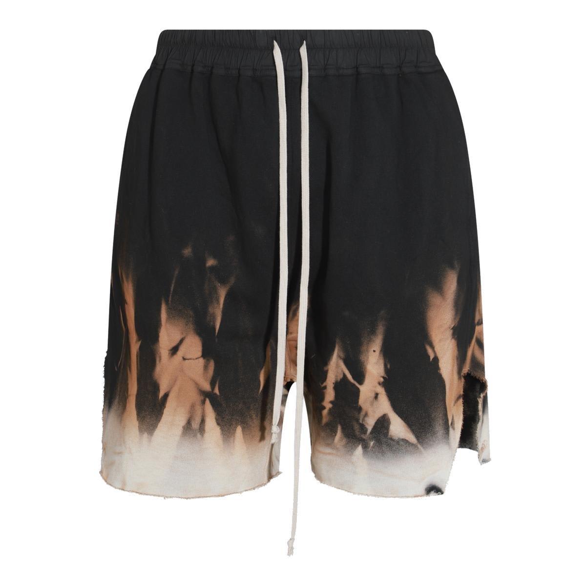 Mid-rise Tie-dye Printed Shorts