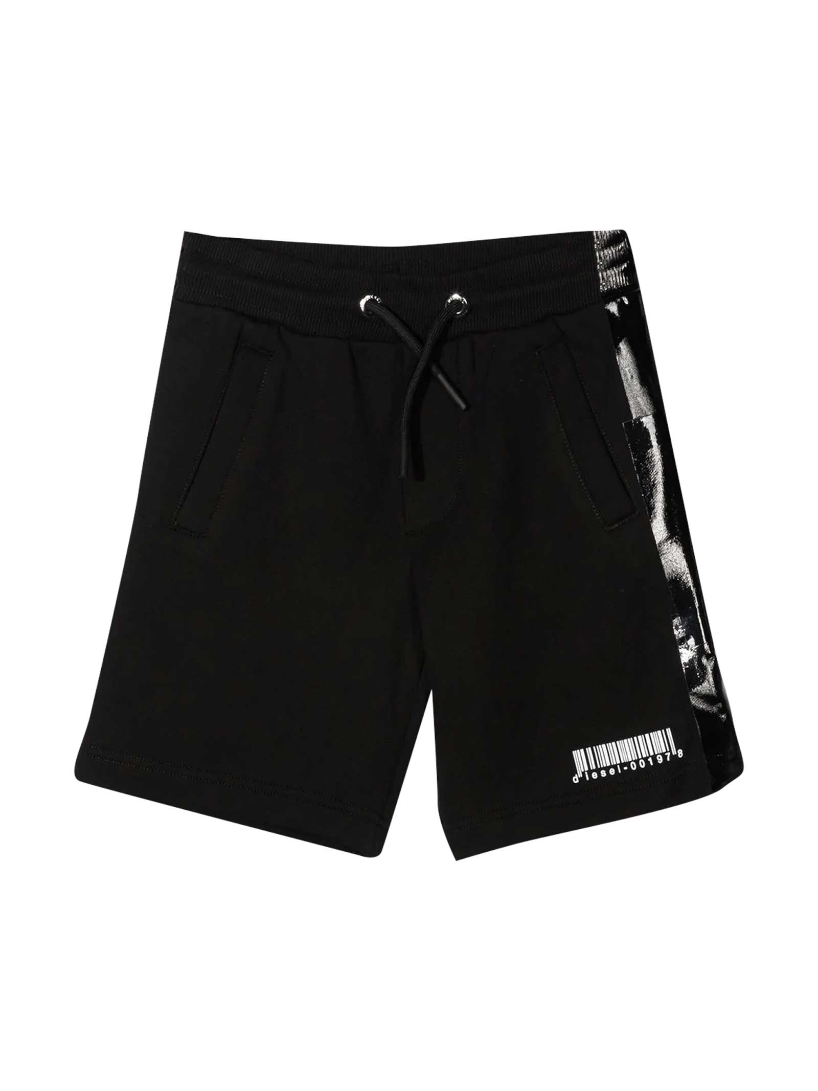 Diesel Black Bermuda Shorts