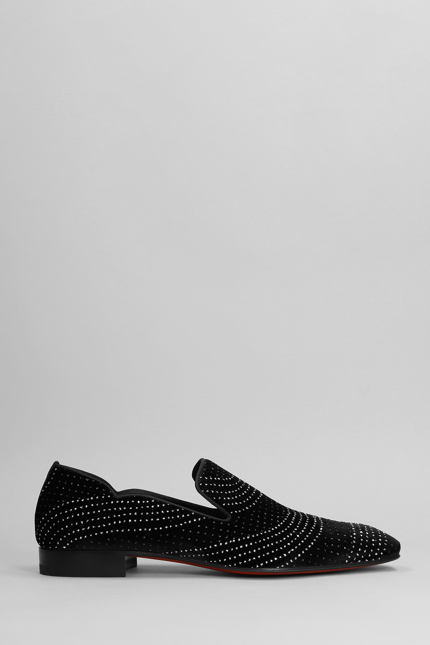 Loafers In Black Velvet