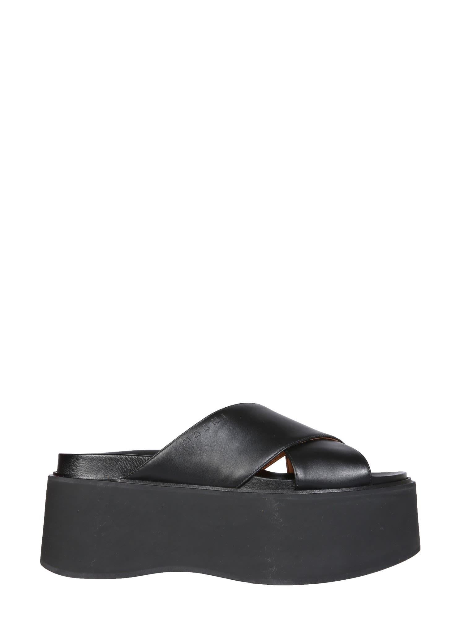 Buy Marni Crossed Wedges online, shop Marni shoes with free shipping