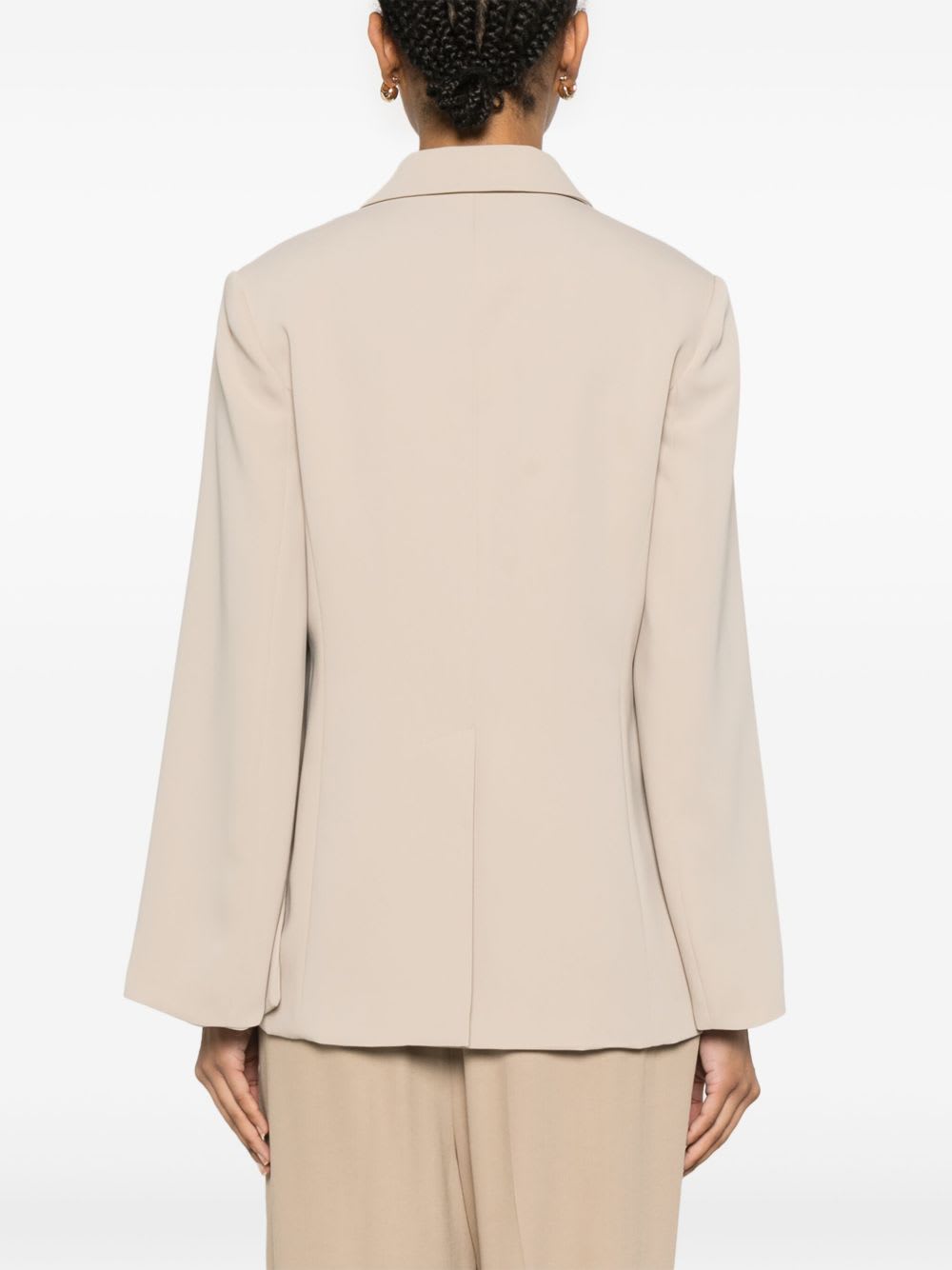 P.a.r.o.s.h Parosh Single-breasted Blazer Jacket In Neutral
