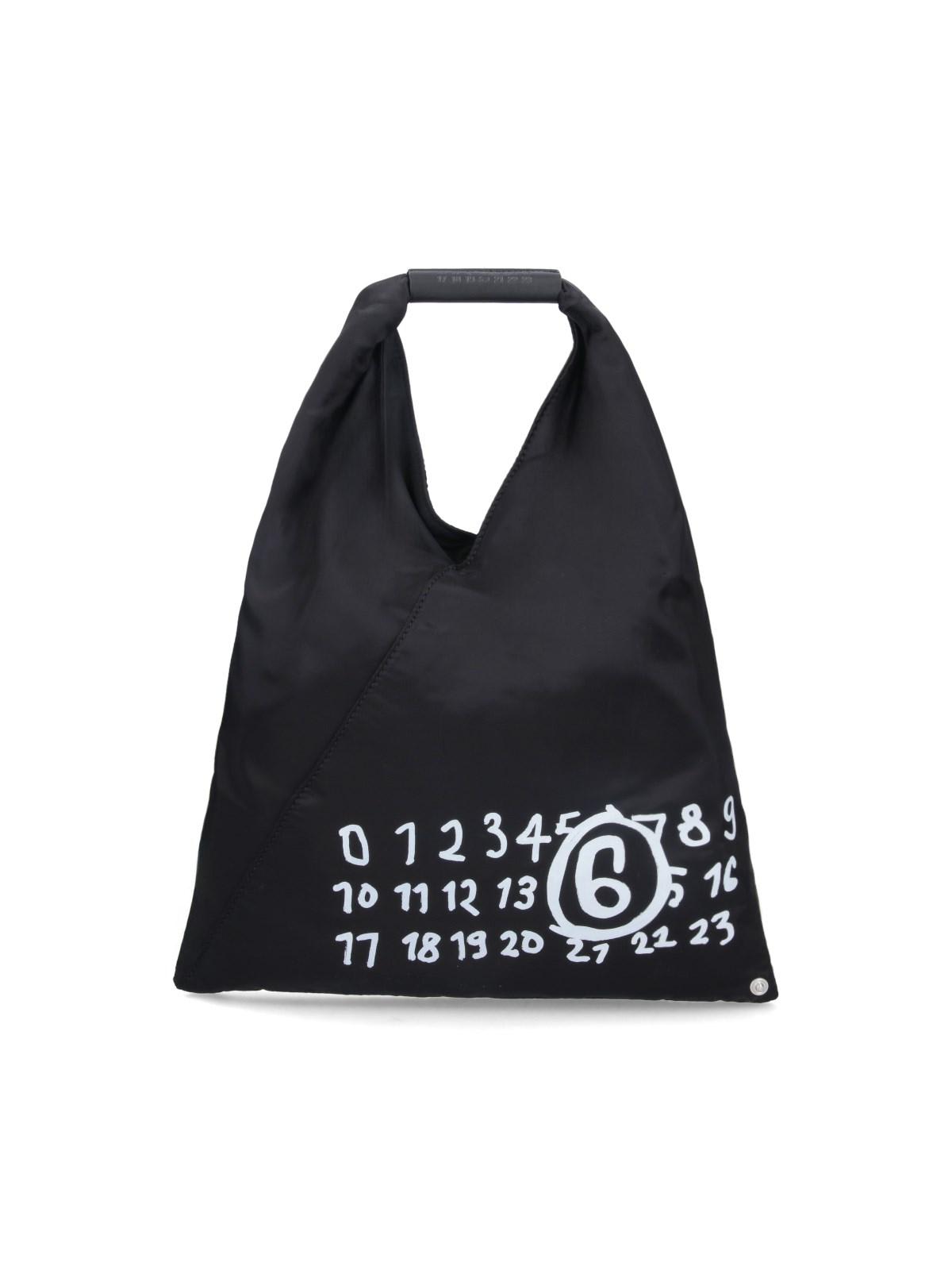 Shop Mm6 Maison Margiela Japanese Tote Bag In Black