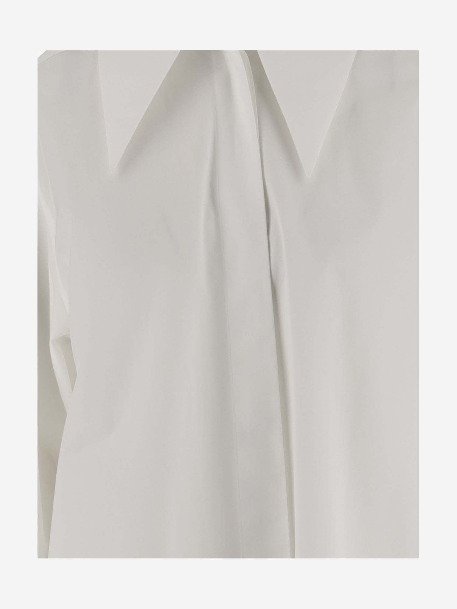 Shop Jil Sander Cotton Poplin Shirt In White