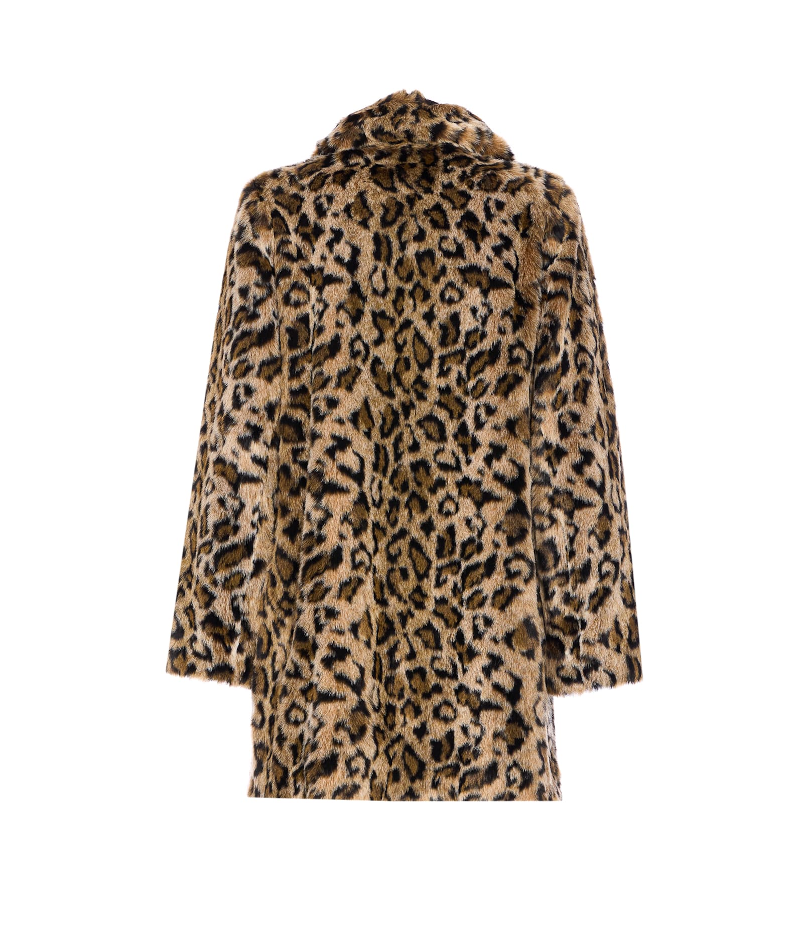 Twinset Animalier Coat In Animal Print