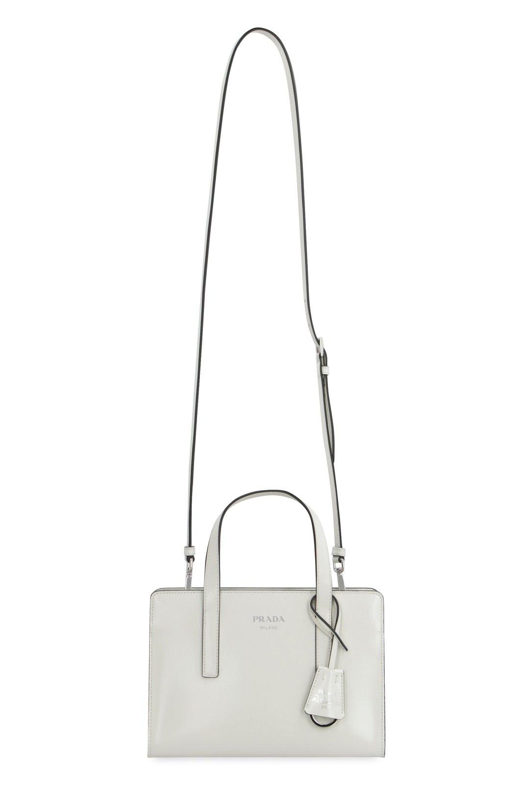 Prada Re-edition 1995 Top Handle Bag In Biancon