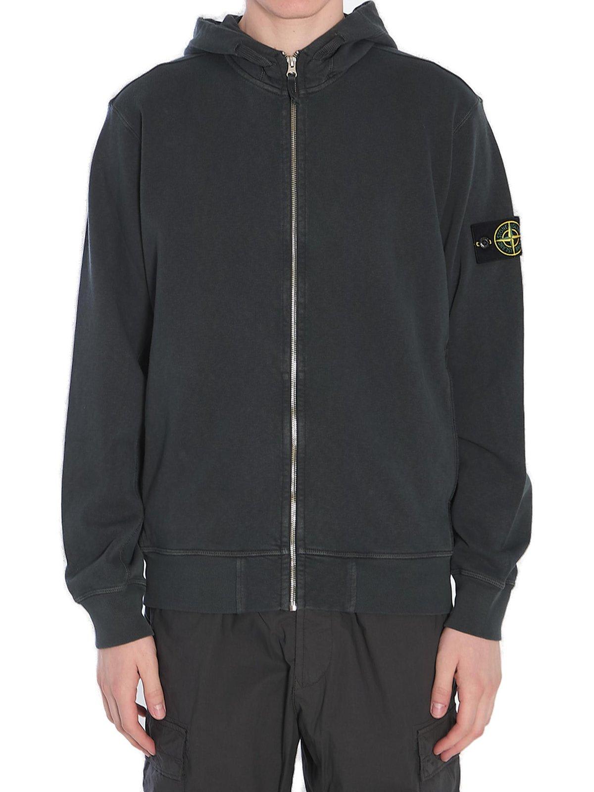Stone Island Zip-up Hooded Jacket