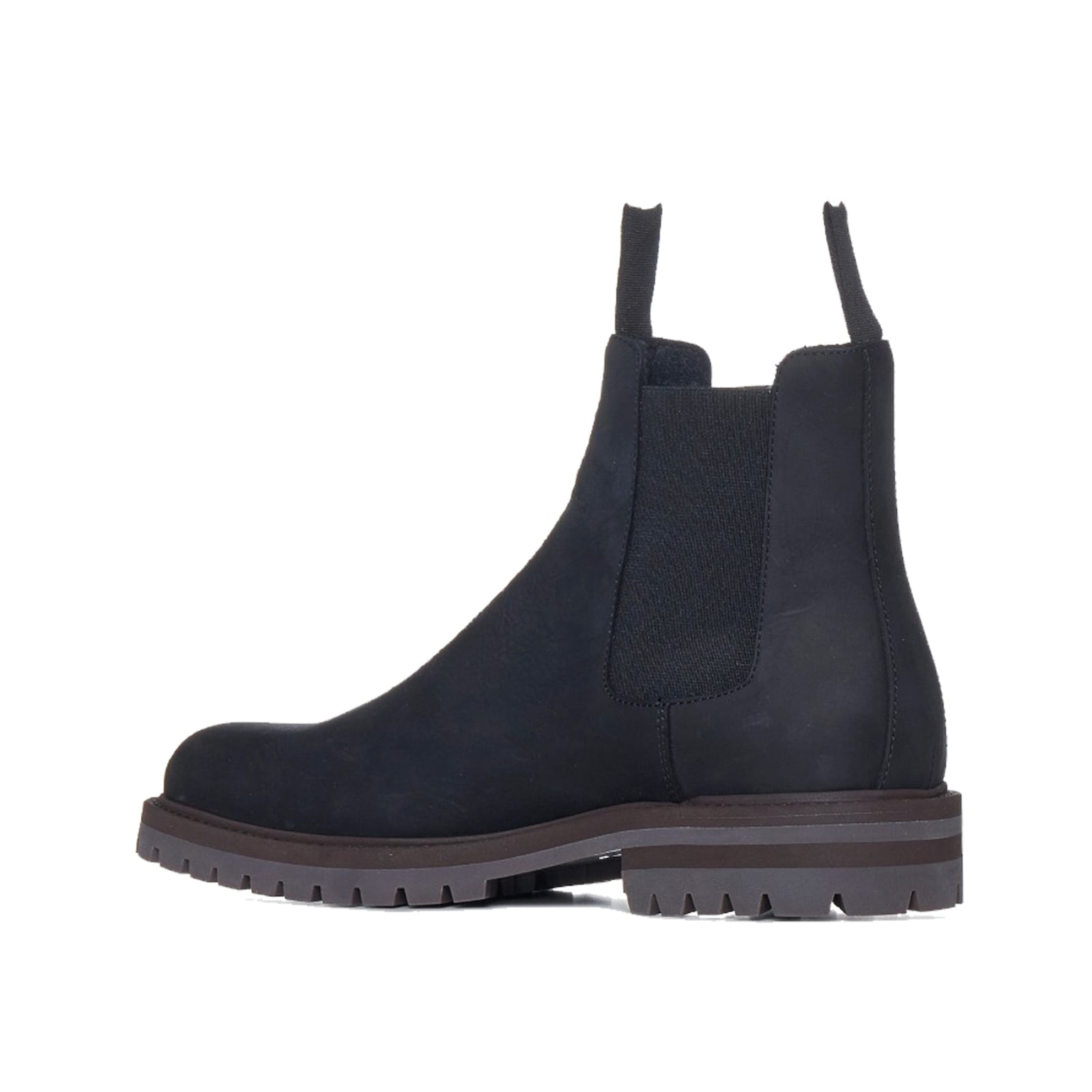 Shop Common Projects Leather Chelsea Boots In Black