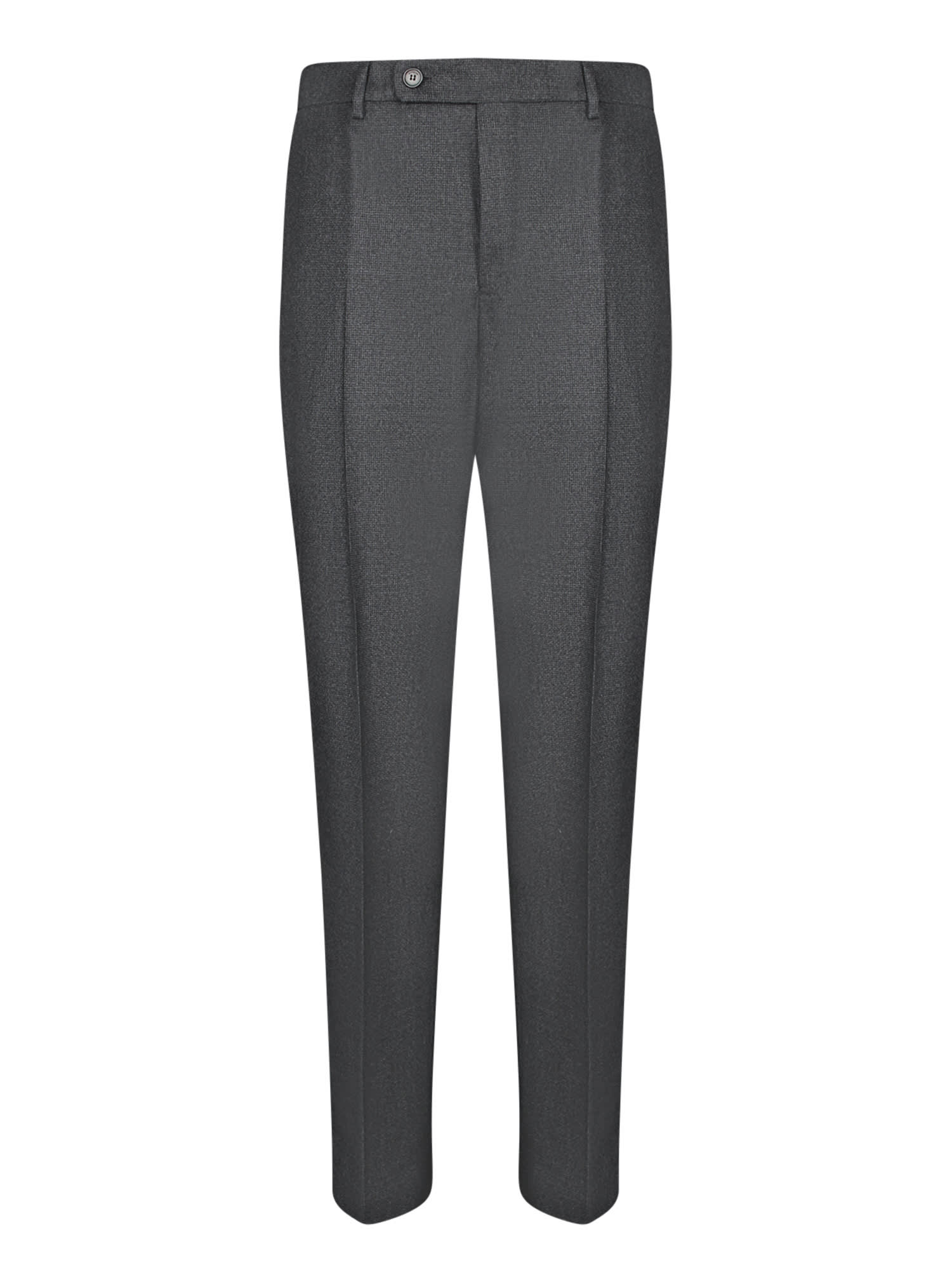Incotex Dark Grey Tapered Pants In Gray