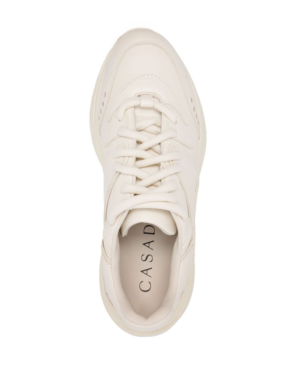 Shop Casadei Running Salento Sneakers In Milk