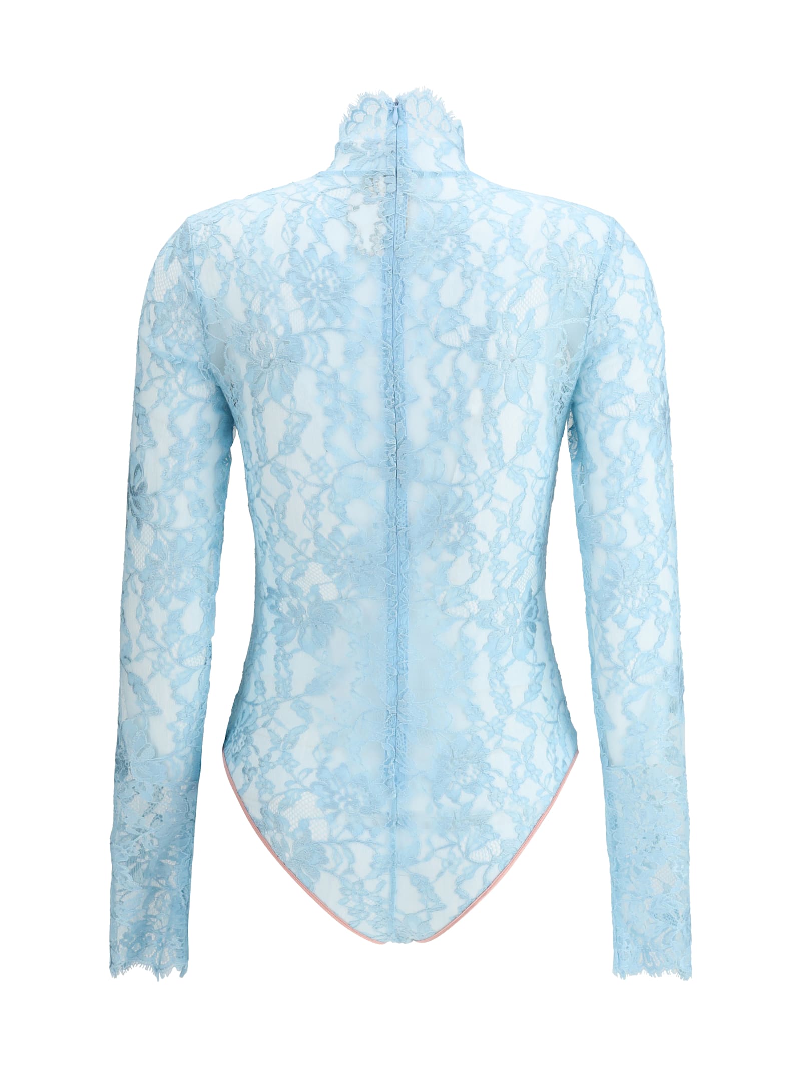 Valentino Long-sleeved Jumpsuit In Blue