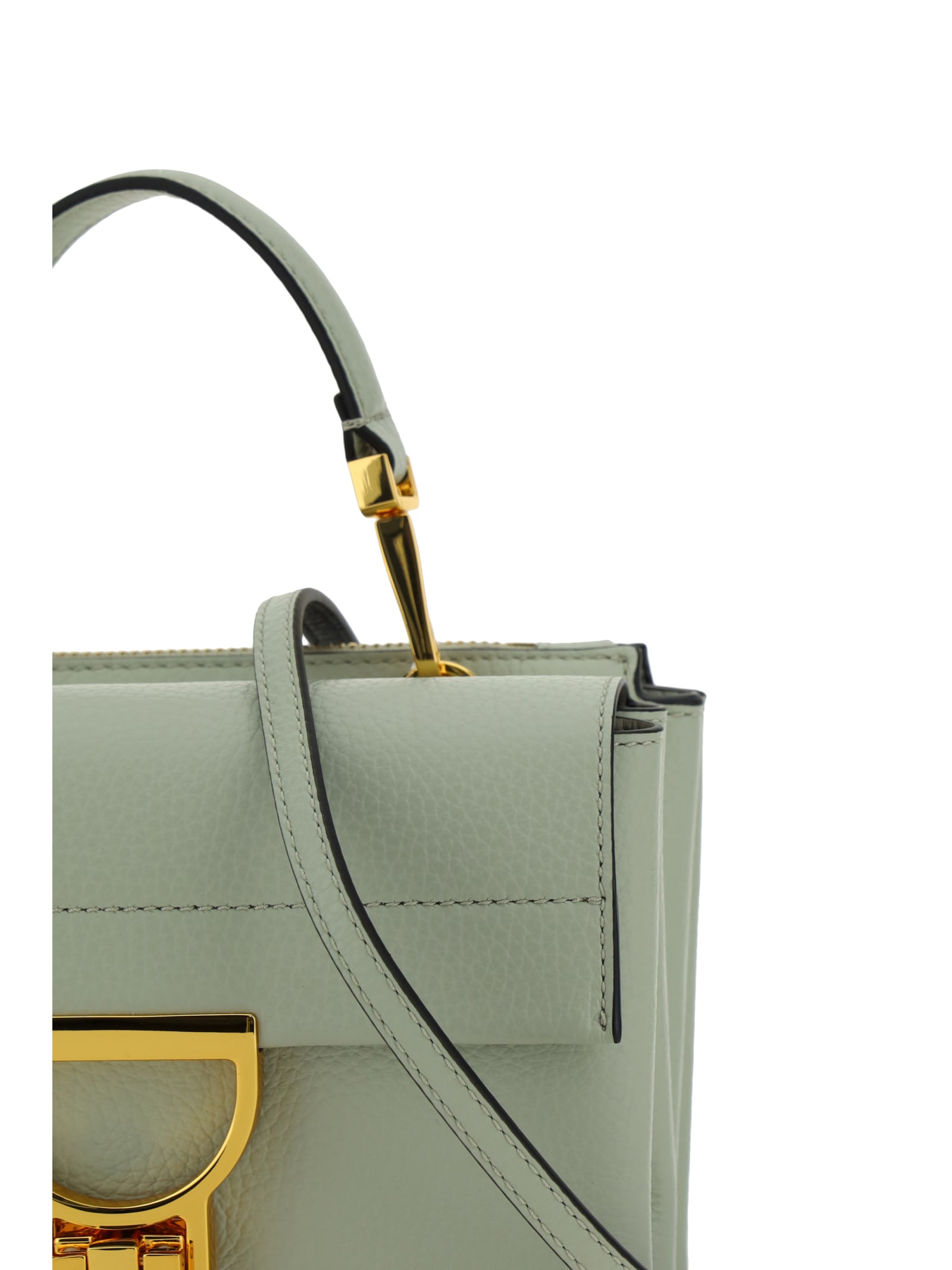 Shop Coccinelle Arlettis Handbag In Celadon Green