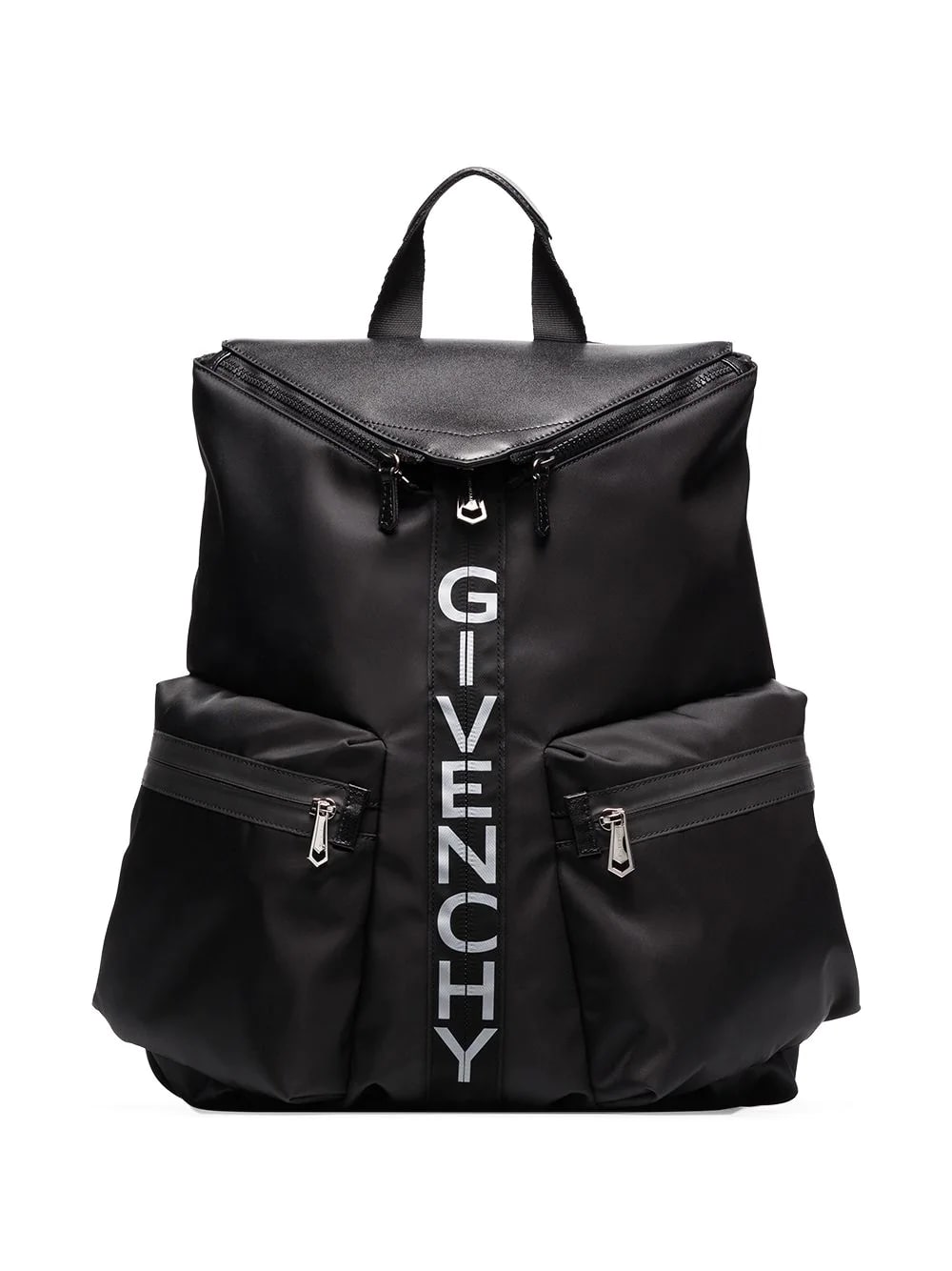 Givenchy Black Spectre Logo-tape Backpack